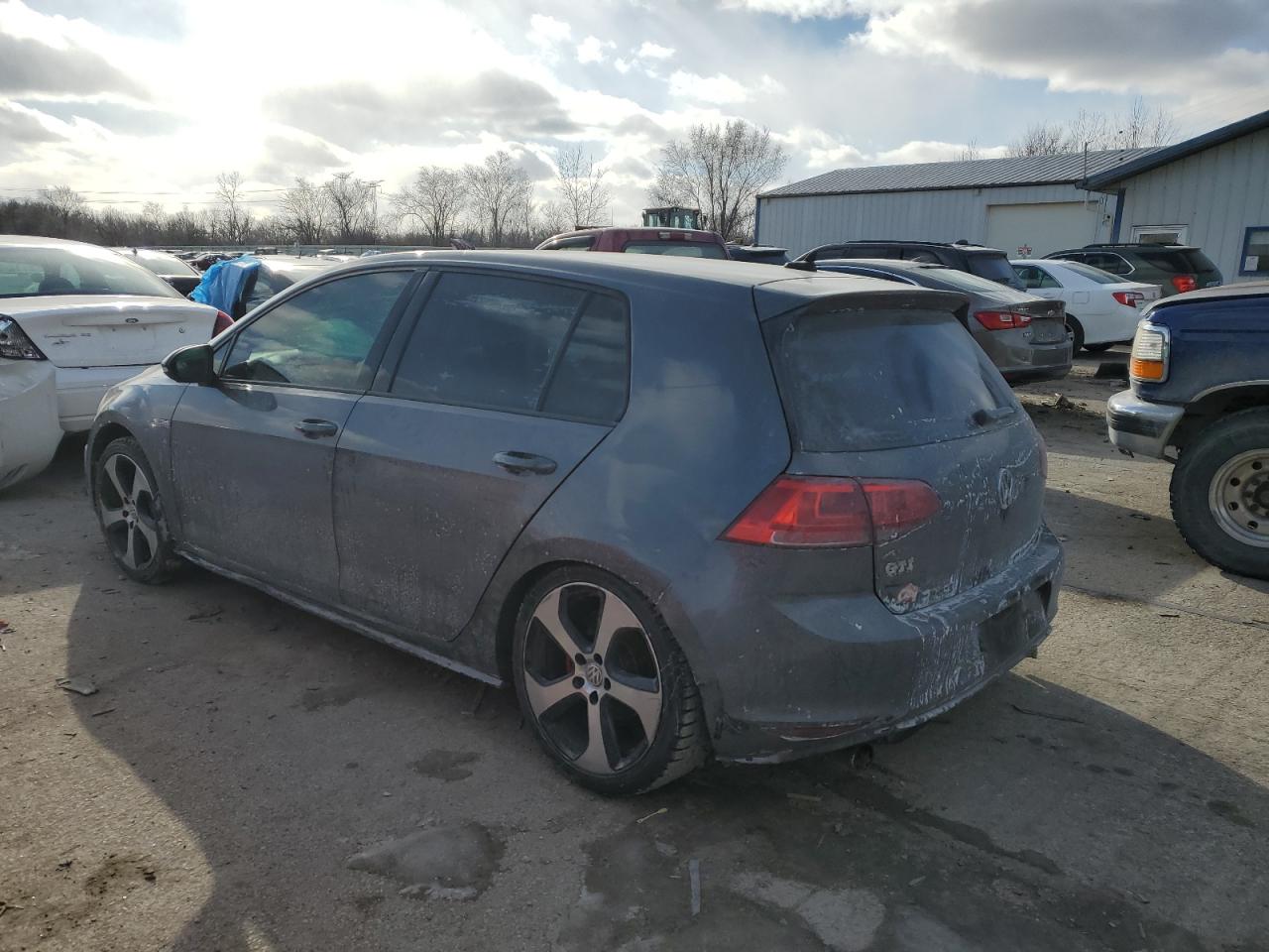 2017 Volkswagen GTI VIN 3VW4T7AU9HM070685 Copart auction photo, front end / side damage thumbnail 2