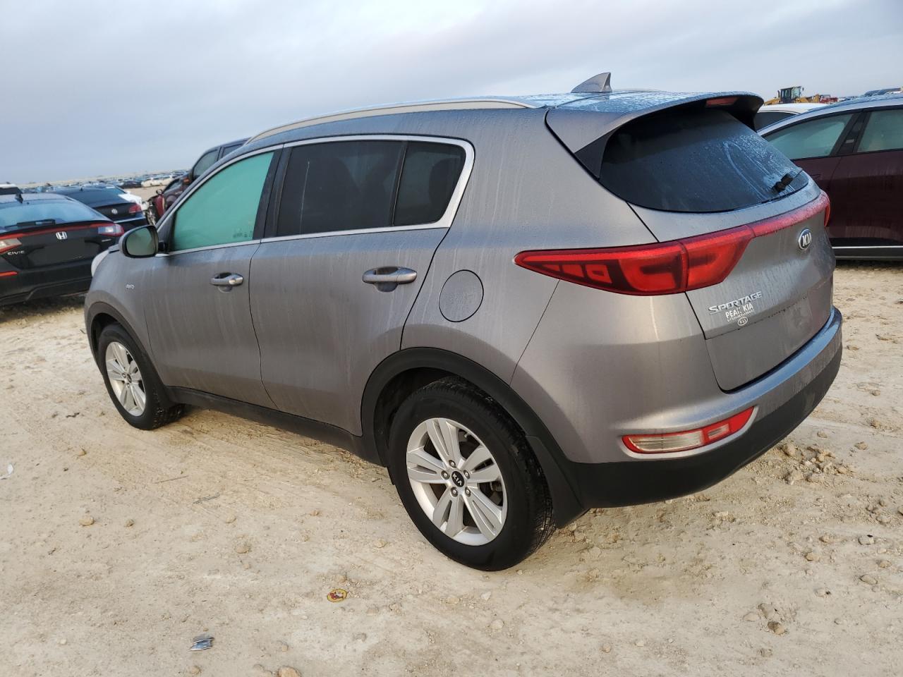 2017 KIA Sportage VIN KNDPMCAC3H7171356 Copart auction photo, front end damage thumbnail 2