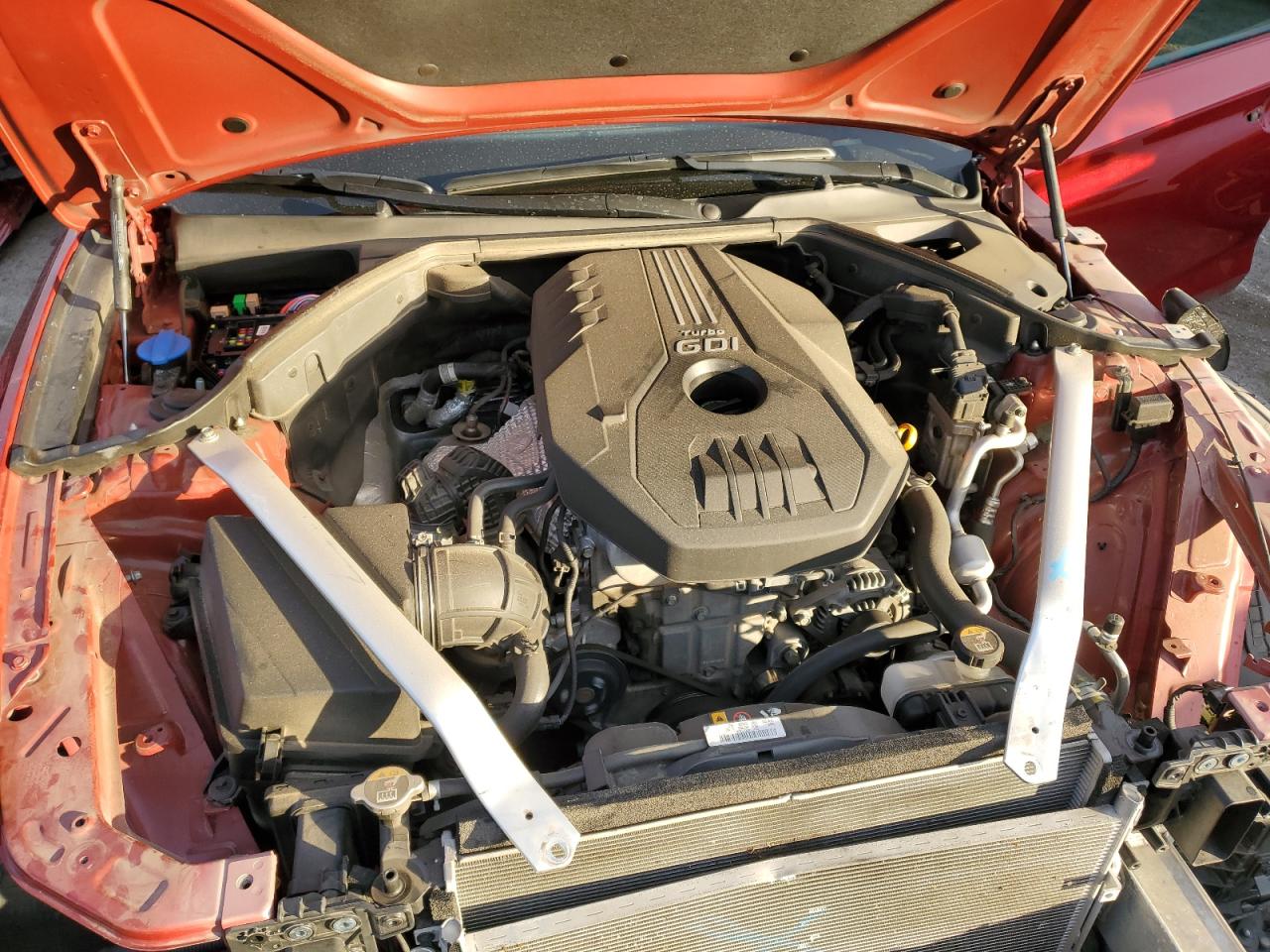 2019 Genesis G70 VIN KMTG44LA0KU031664 Copart auction photo, front end damage thumbnail 11