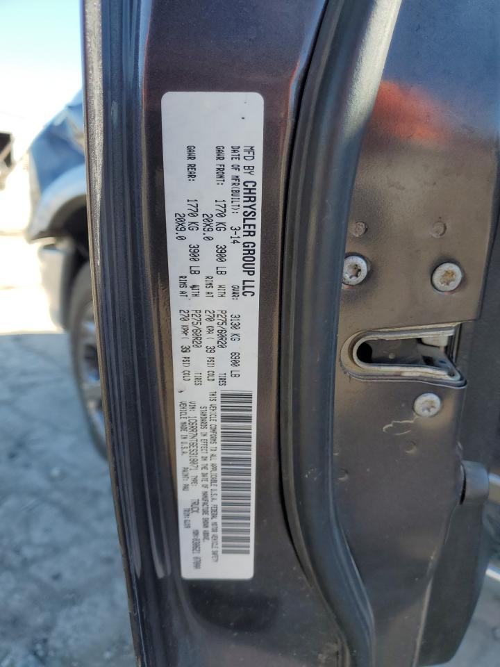 2014 RAM 1500 VIN 1C6RR7NT6ES318071 Copart auction photo, rollover damage thumbnail 14