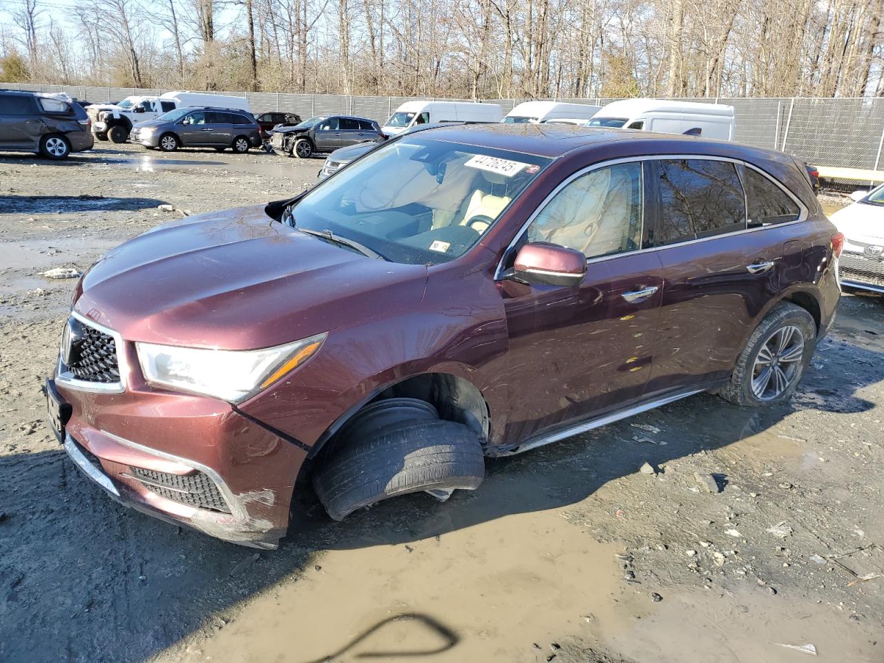2017 Acura MDX VIN 5FRYD4H38HB043946
