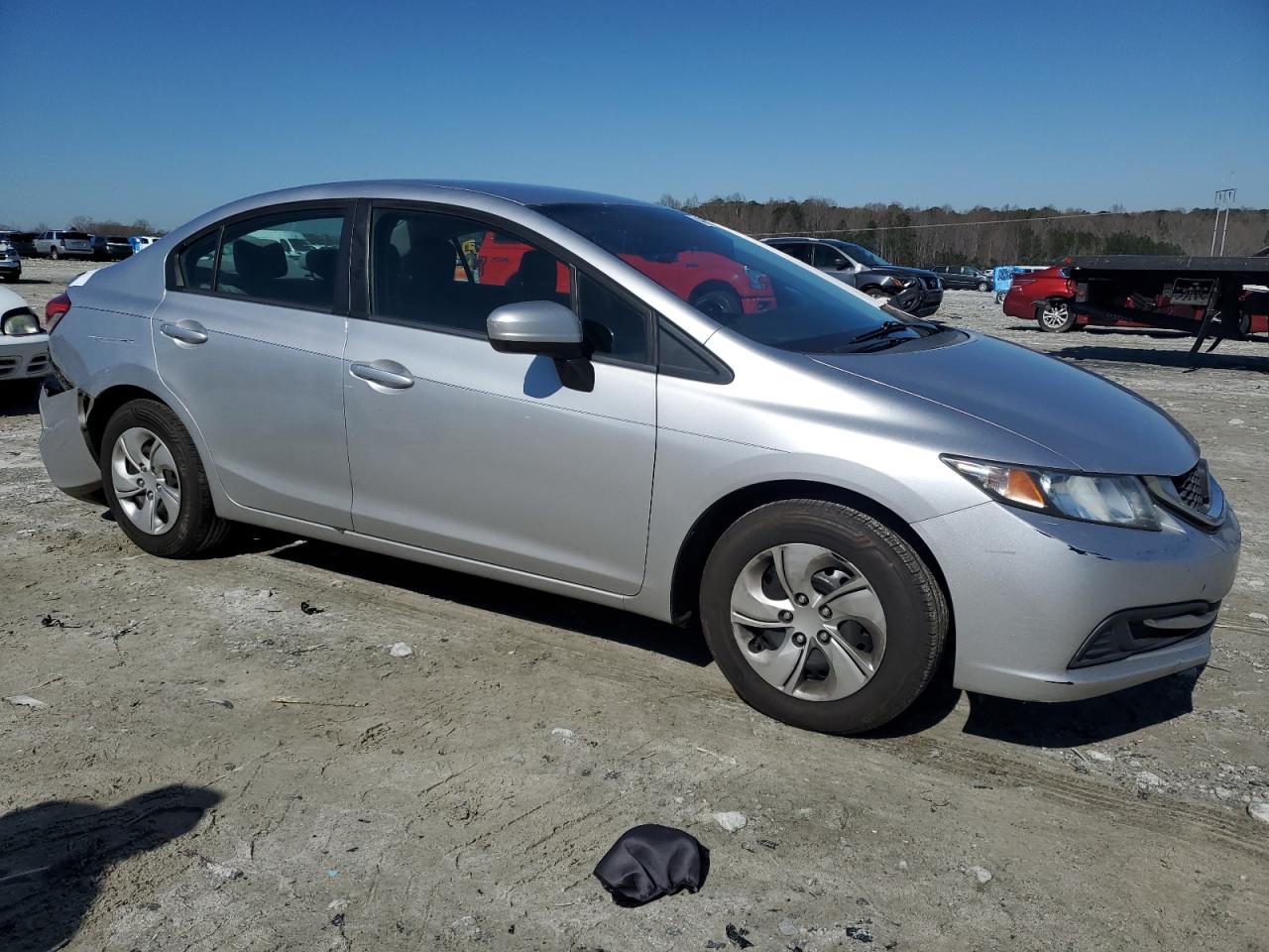 2015 Honda Civic VIN 19XFB2F51FE015965 Copart auction photo, rear end damage thumbnail 4