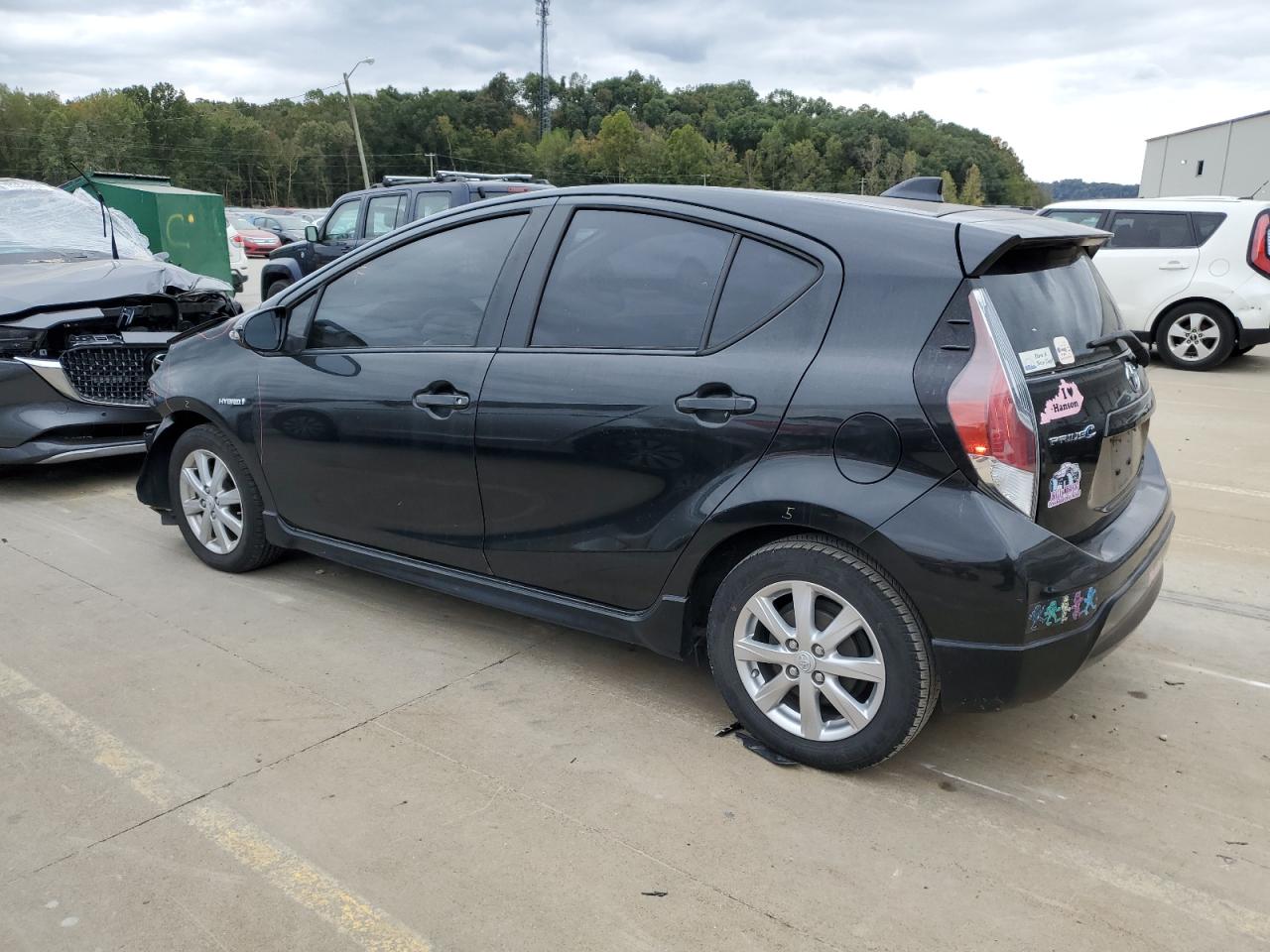 2017 Toyota Prius VIN JTDKDTB31H1593539 Copart auction photo, front end / minor dent/scratches damage thumbnail 2
