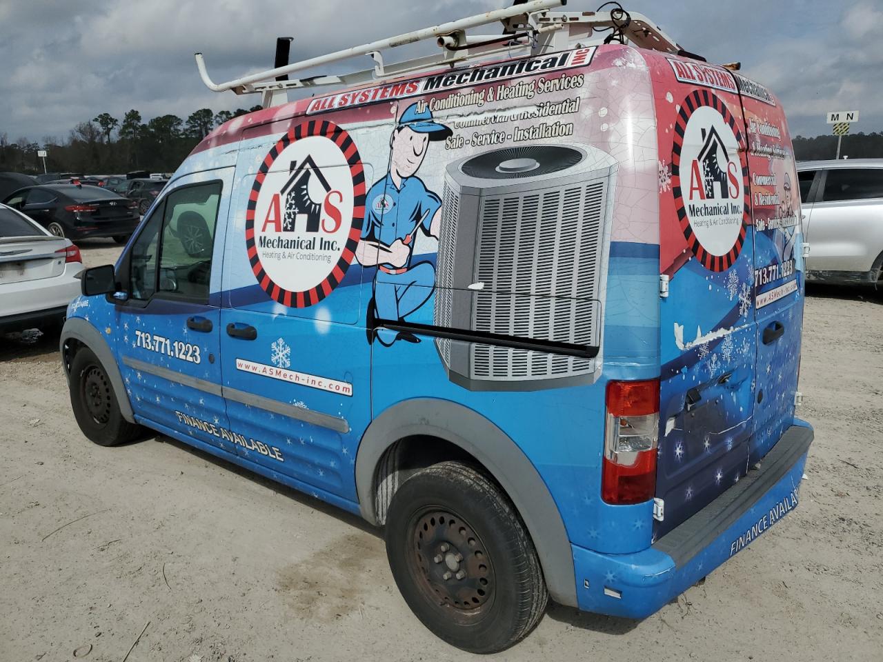 2011 Ford Transit VIN NM0LS7BN8BT043542 Copart auction photo, front end damage thumbnail 2