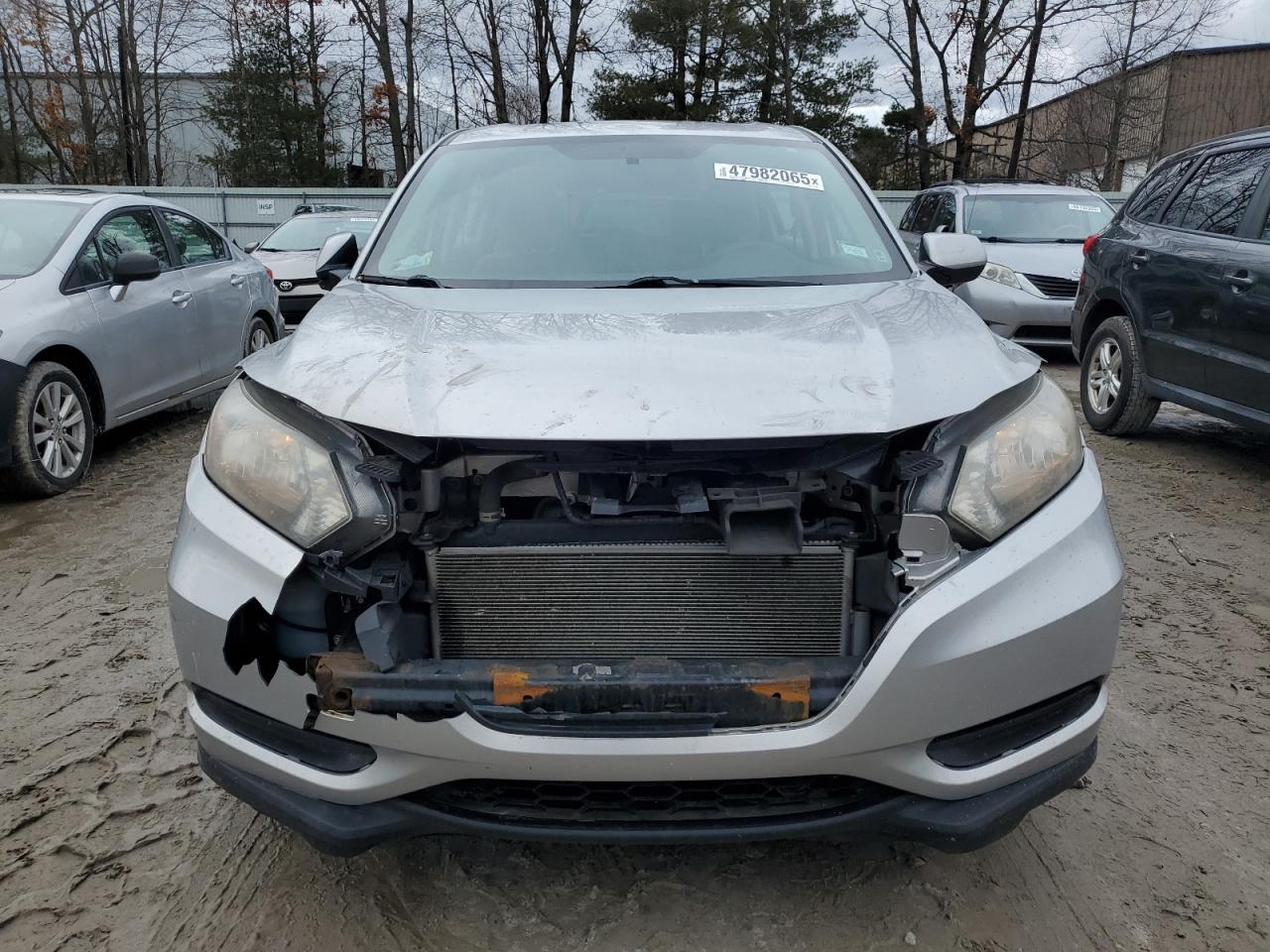 2016 Honda HR-V VIN 3CZRU6H39GM731833 Copart auction photo, front end damage thumbnail 5