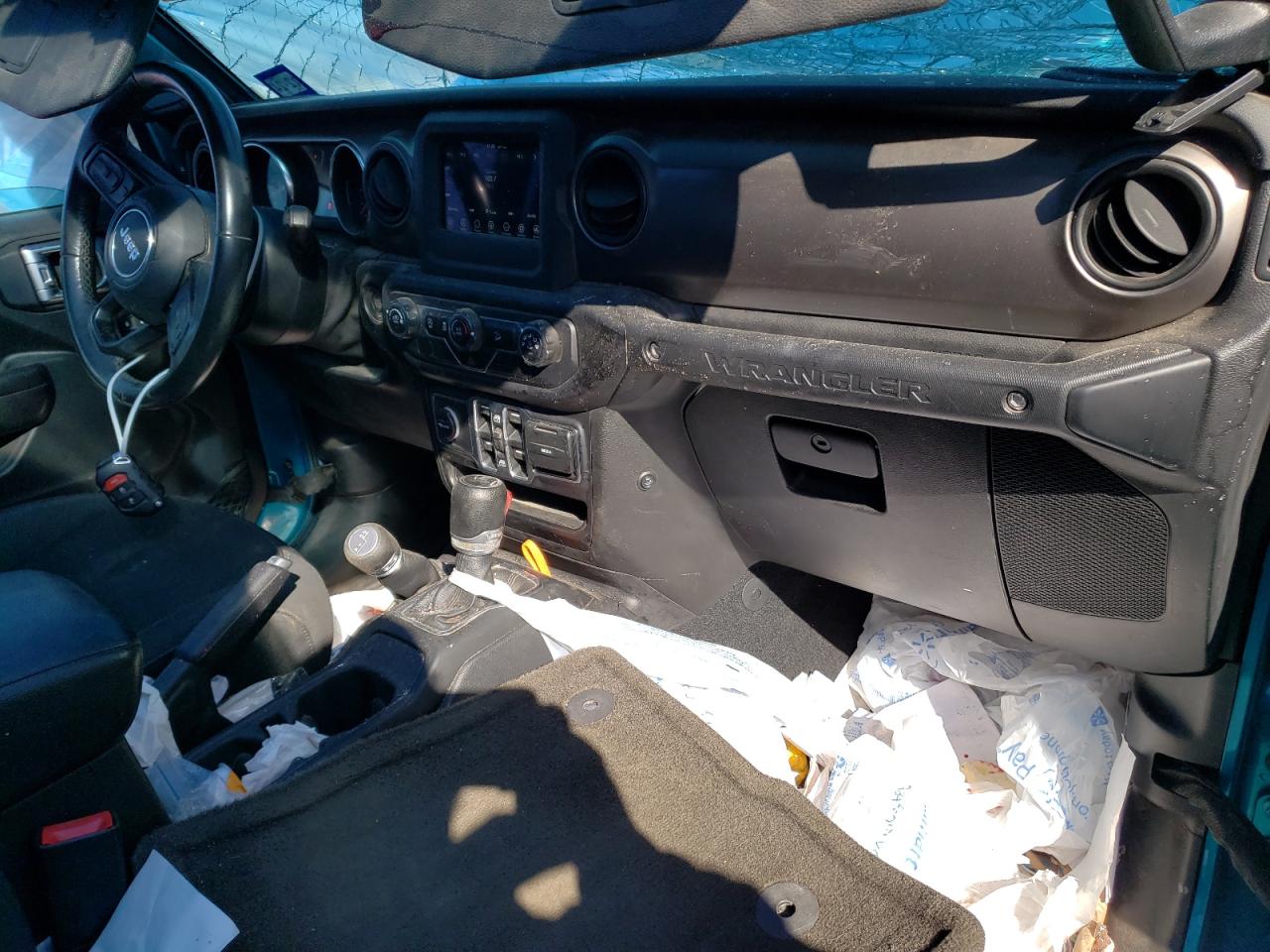 2020 Jeep Wrangler VIN 1C4HJXDN4LW137202 Copart auction photo, all over damage thumbnail 8
