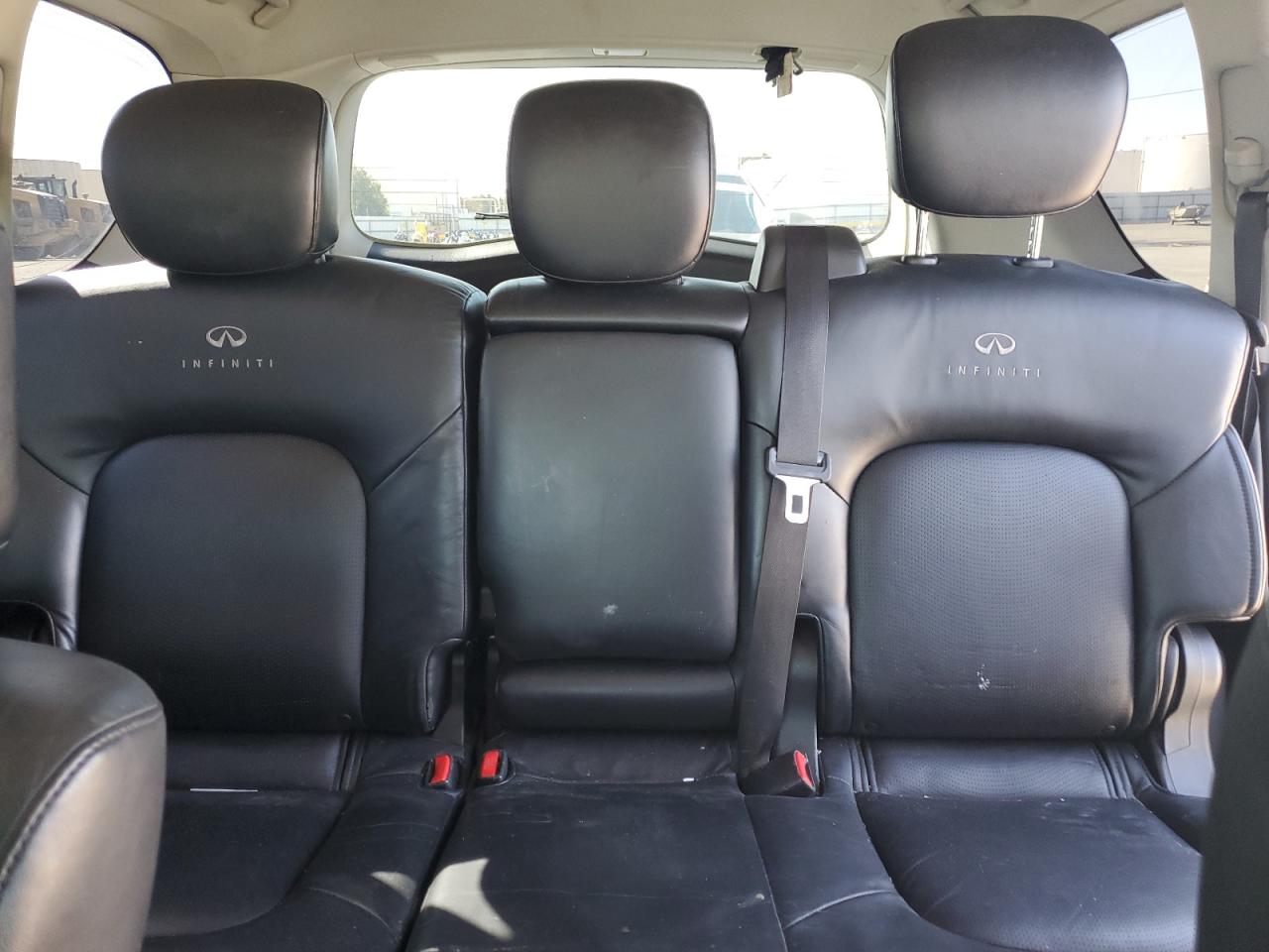 2012 Infiniti QX56 VIN JN8AZ2ND8C9715856 Copart auction photo, front end / side damage thumbnail 10