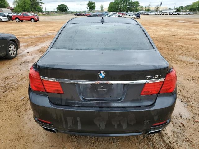 2009 BMW 7er VIN WBAKA83559CY33877 Copart auction photo, front end / side damage thumbnail 6