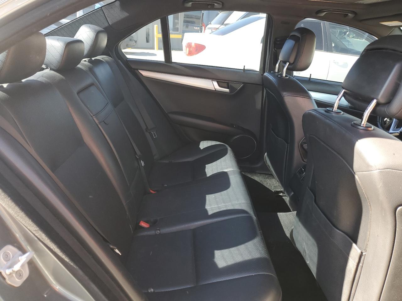 2012 Mercedes-Benz C-klasse VIN WDDGF4HBXCA618103 Copart auction photo, side damage thumbnail 10