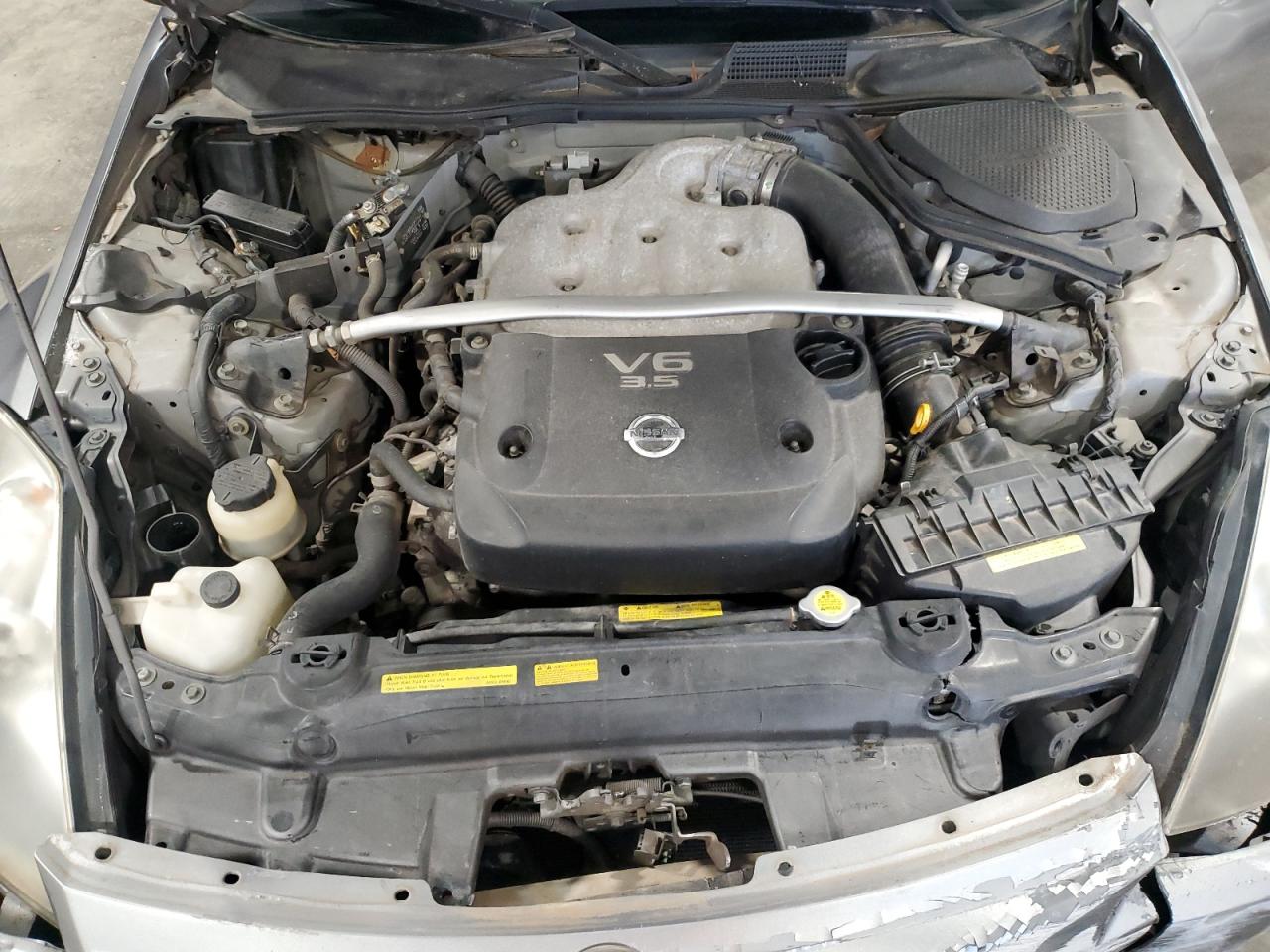 2004 Nissan 350Z VIN JN1AZ36AX4T011784 Copart auction photo, front end damage thumbnail 13