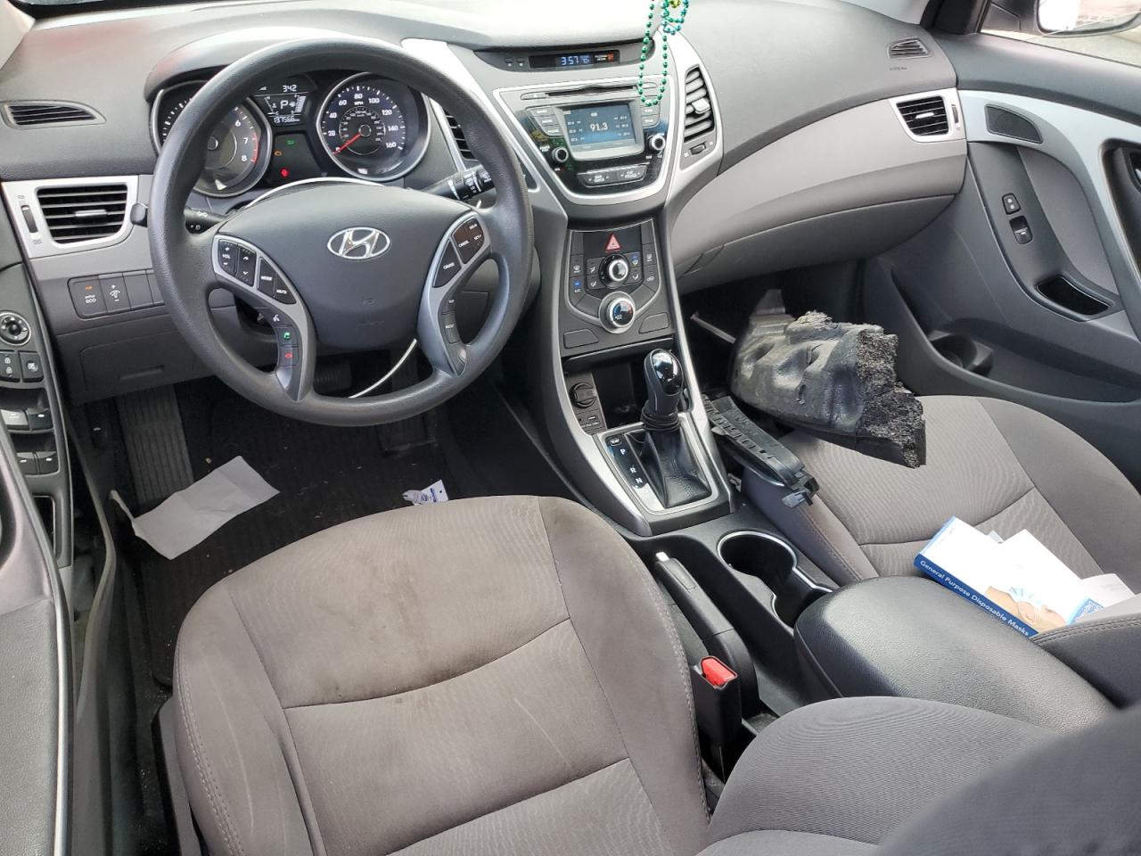 2016 Hyundai Elantra VIN 5NPDH4AE2GH713829 Copart auction photo, mechanical / front end damage thumbnail 8