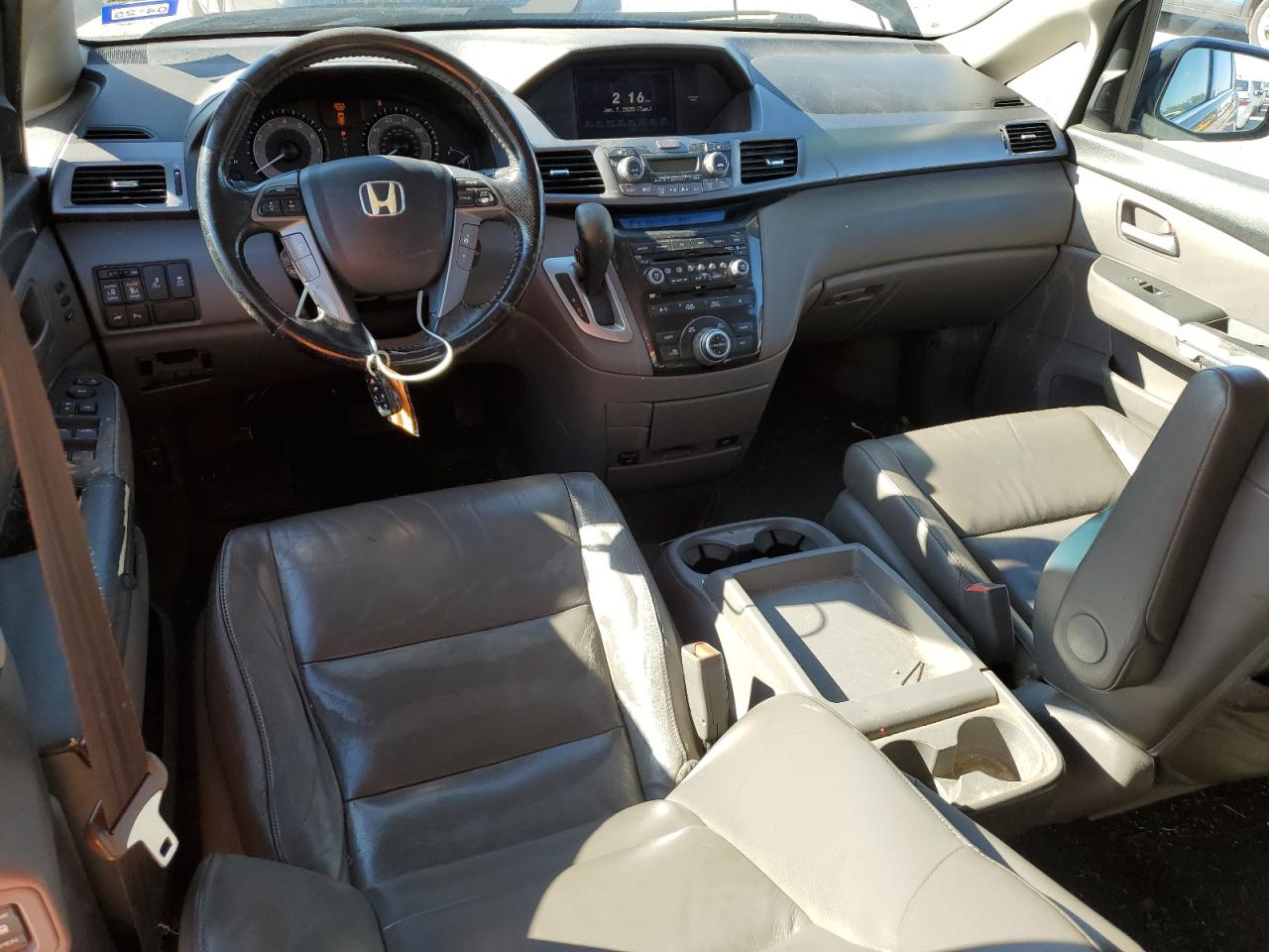 2013 Honda Odyssey VIN 5FNRL5H97DB029405 Copart auction photo, all over damage thumbnail 8