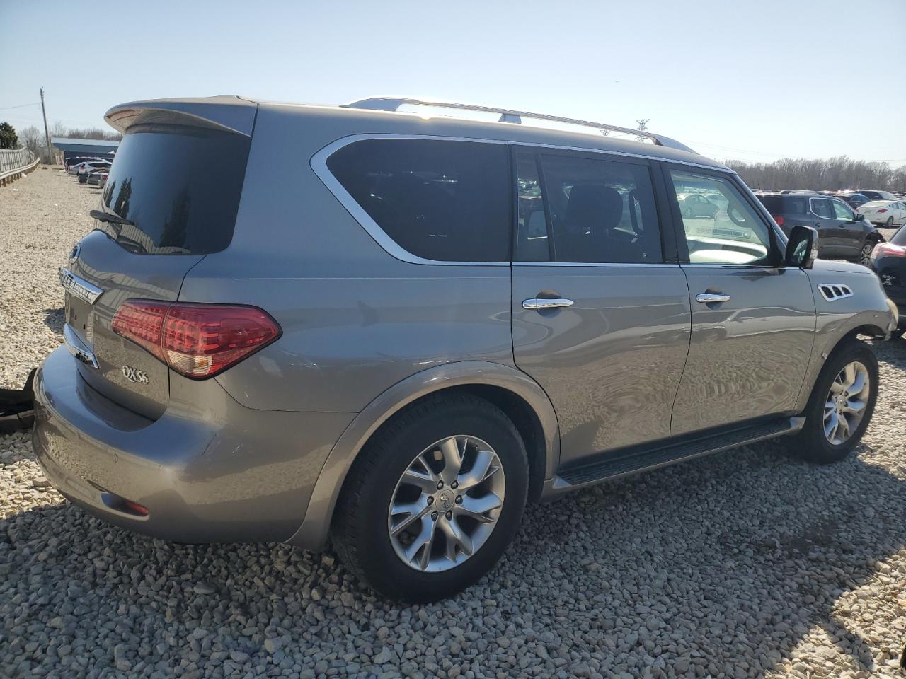 2012 Infiniti QX56 VIN JN8AZ2NF5C9518211 Copart auction photo, front end damage thumbnail 3