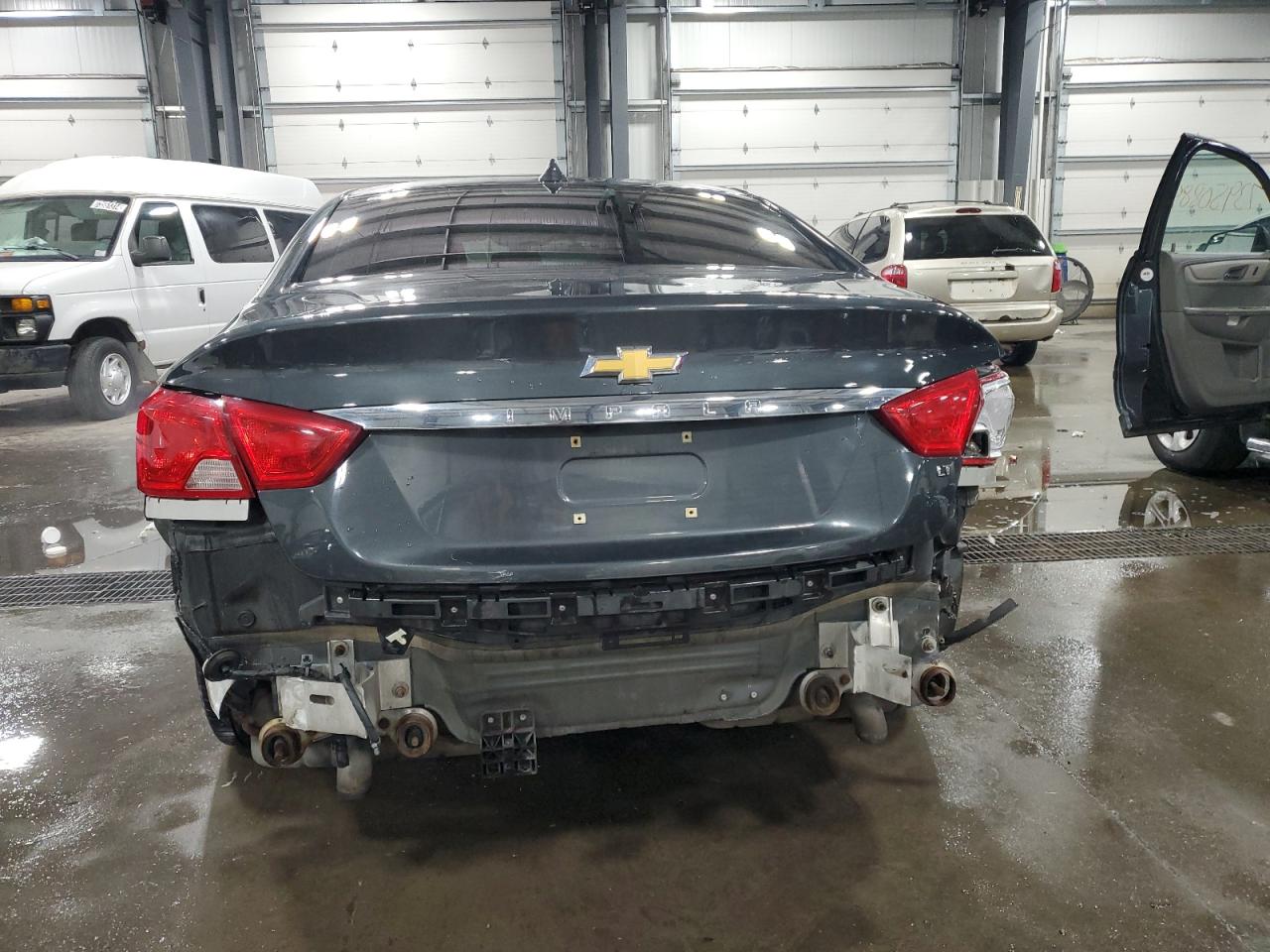 2014 Chevrolet Impala VIN 2G1115SL6E9245798 Copart auction photo, rear end / front end damage thumbnail 6