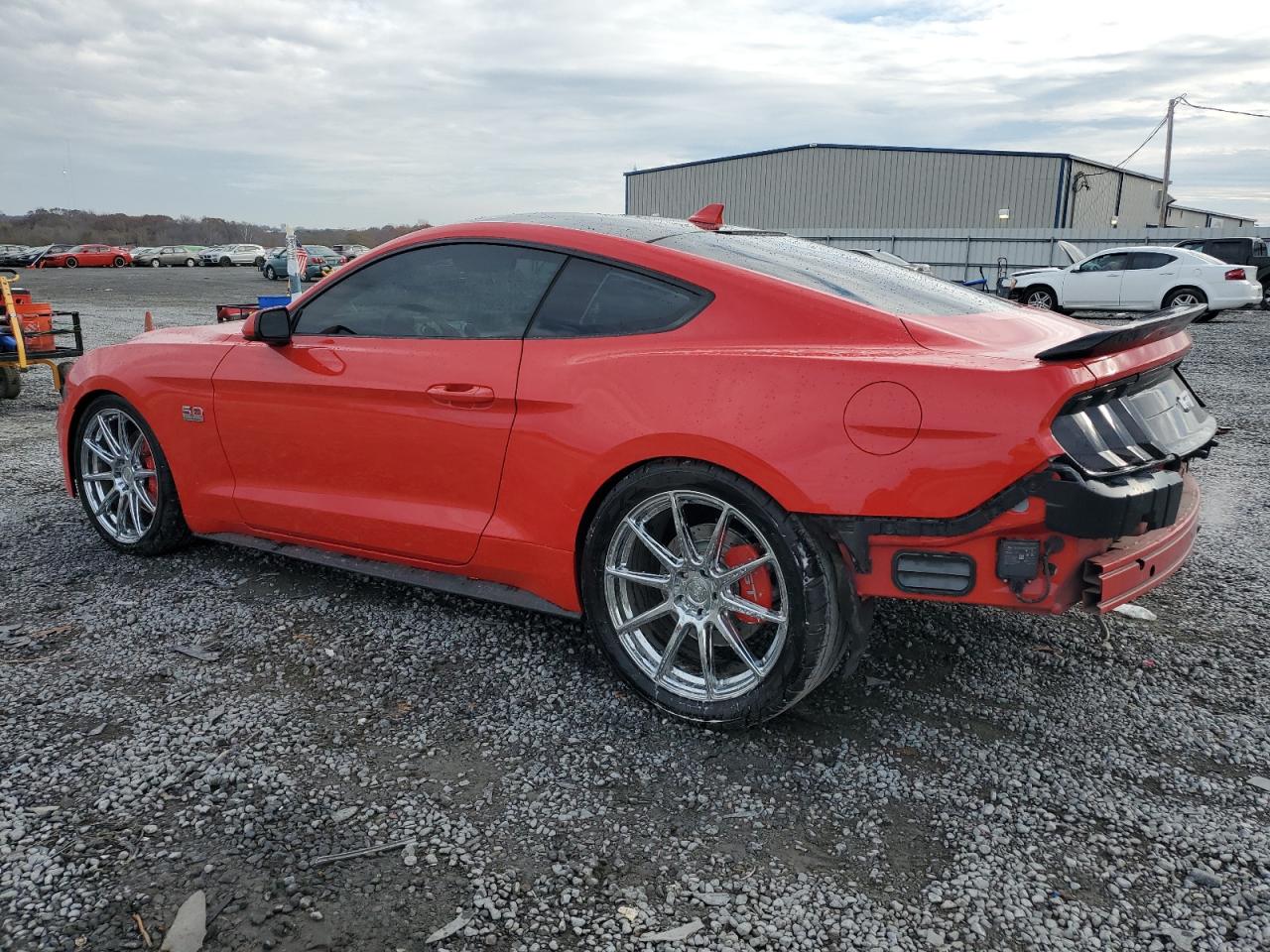 2021 Ford Mustang VIN 1FA6P8CFXM5140611 Copart auction photo, rear end damage thumbnail 2