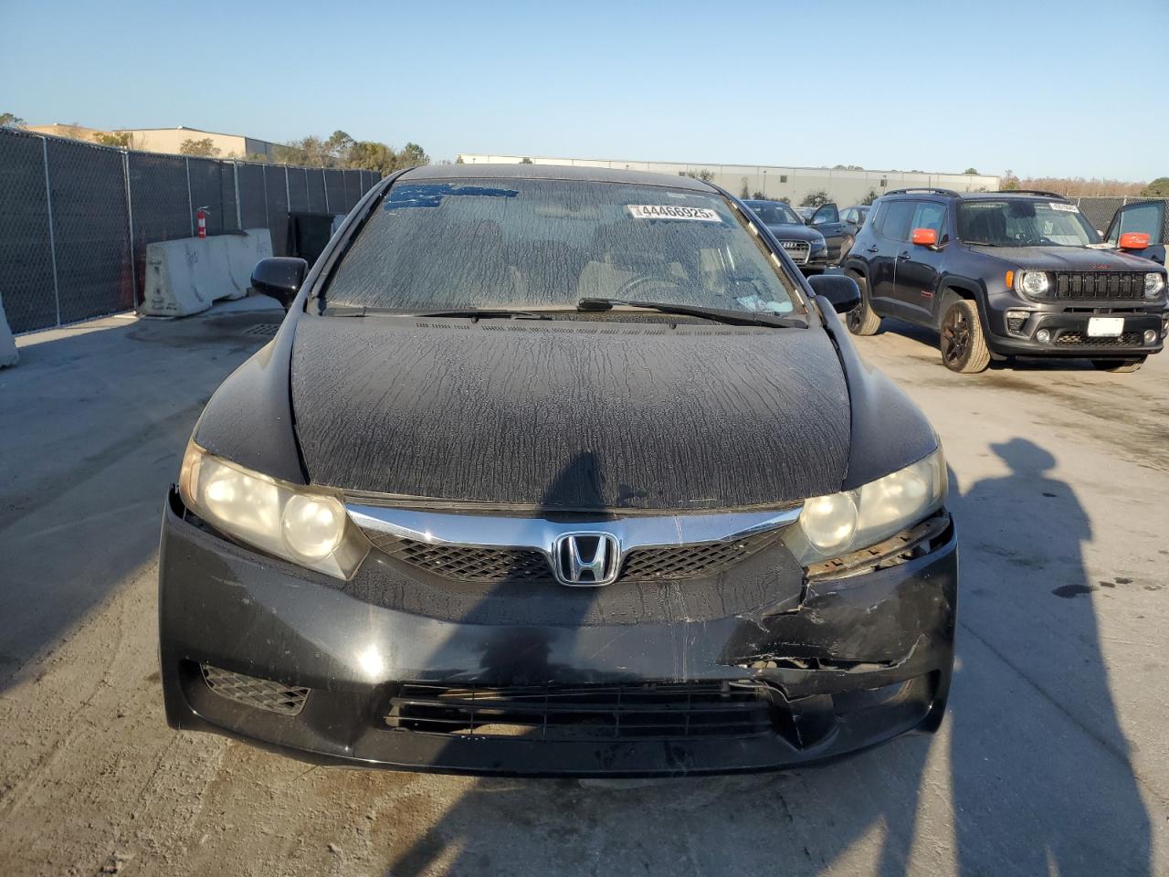 2011 Honda Civic VIN 19XFA1F59BE050115 Copart auction photo, front end / side damage thumbnail 5