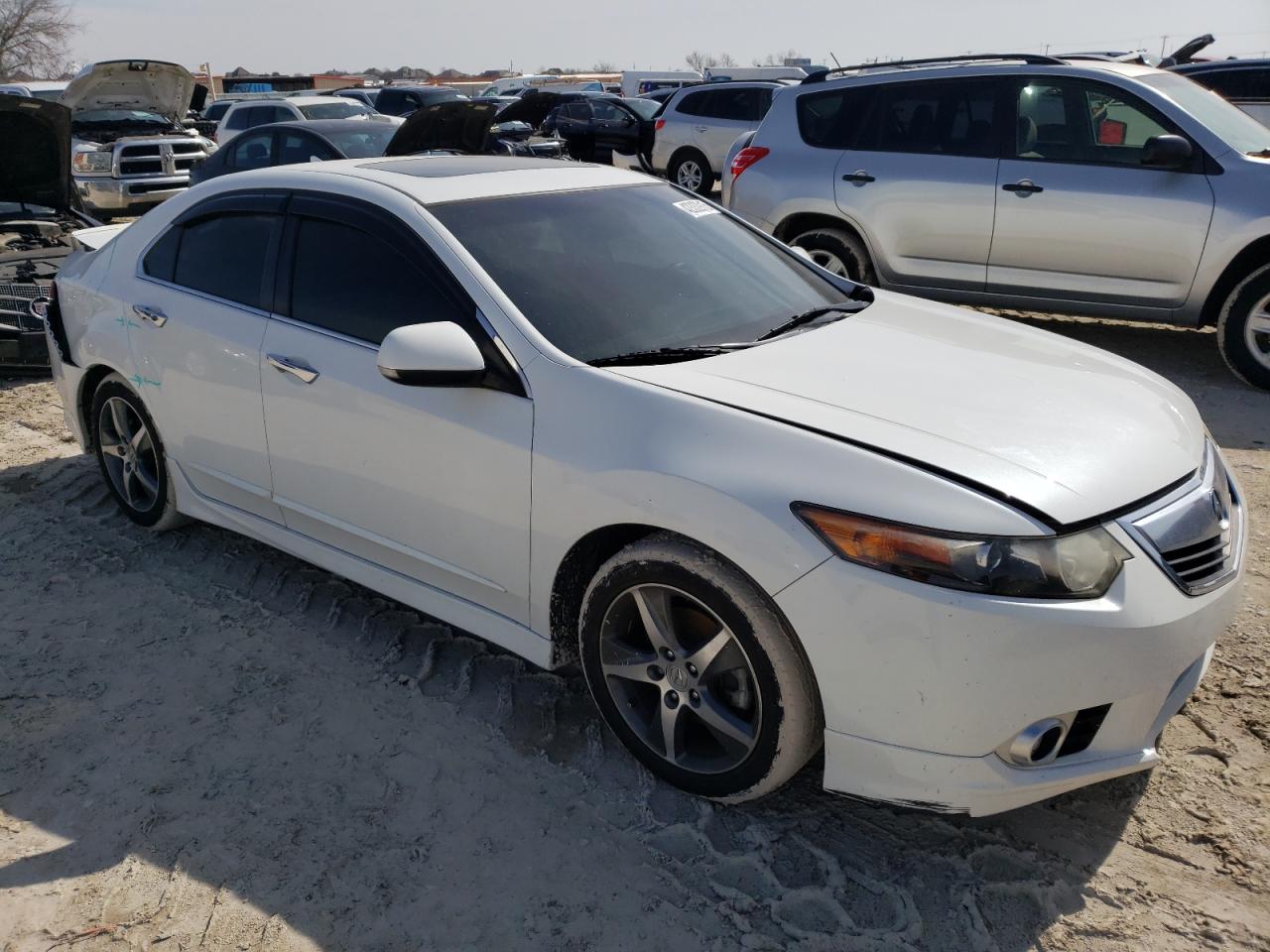 2013 Acura TSX VIN JH4CU2F81DC006550 Copart auction photo, rear end / minor dent/scratches damage thumbnail 4