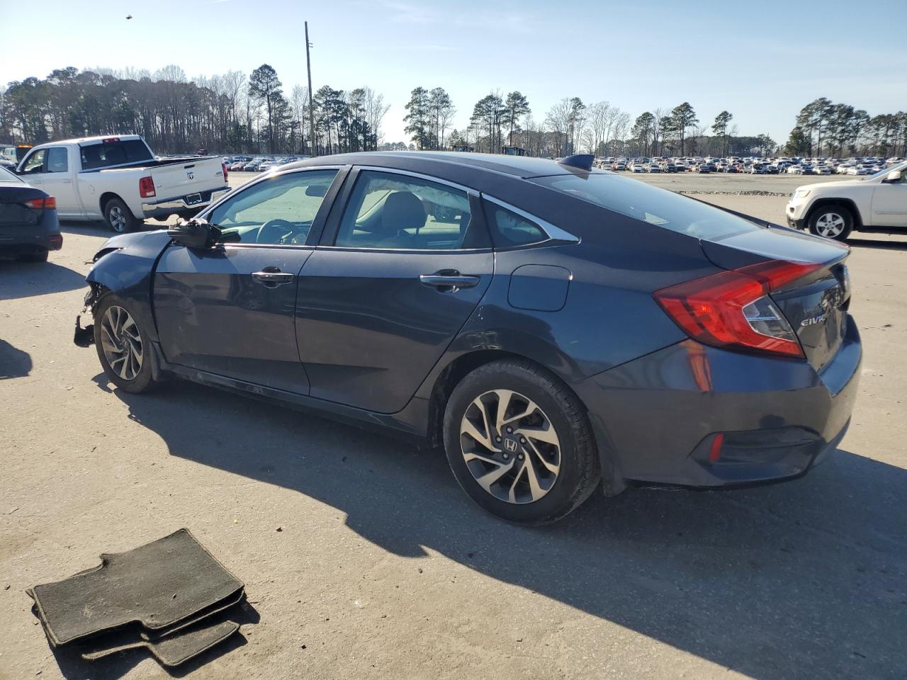 2018 Honda Civic VIN 2HGFC2F70JH509909 Copart auction photo, front end damage thumbnail 2