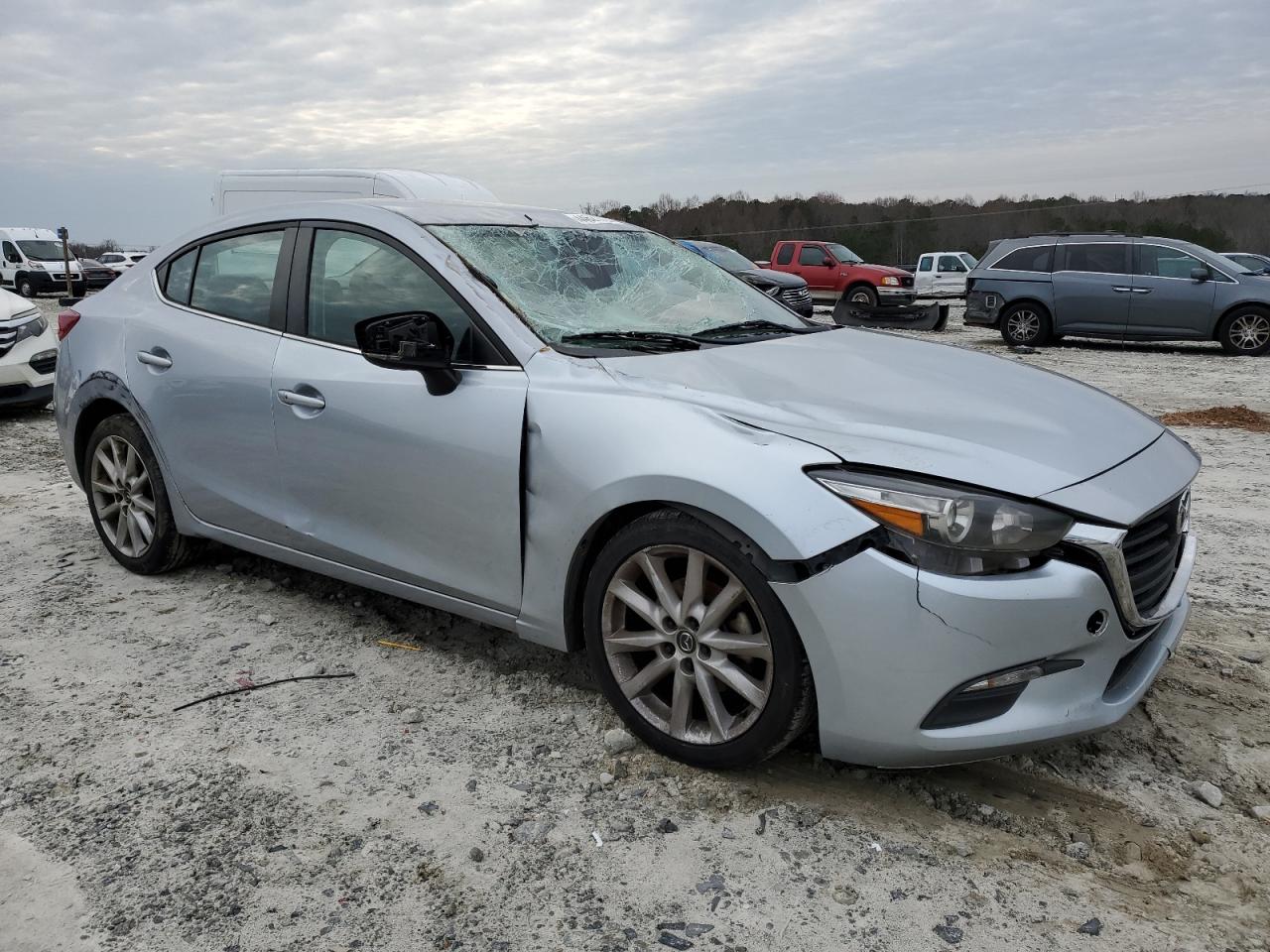 2017 Mazda 3 VIN 3MZBN1V7XHM108525 Copart auction photo, all over damage thumbnail 4