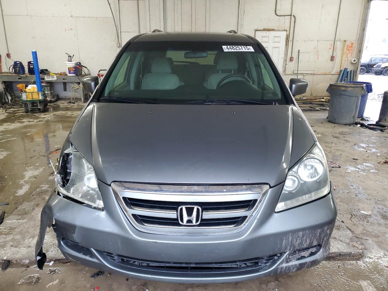2007 Honda Odyssey VIN 5FNRL38497B098657 Copart auction photo, front end / side damage thumbnail 5
