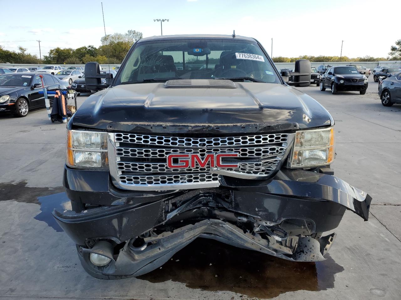 2014 GMC Sierra VIN 1GT125EG6EF125512 Copart auction photo, front end damage thumbnail 5