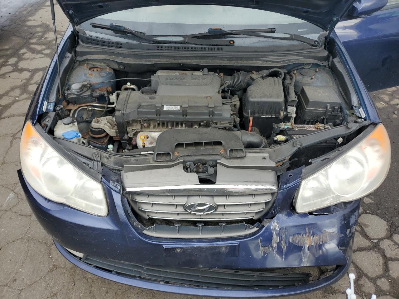 2009 Hyundai Elantra VIN KMHDU46D69U823833 Copart auction photo, front end / minor dent/scratches damage thumbnail 11