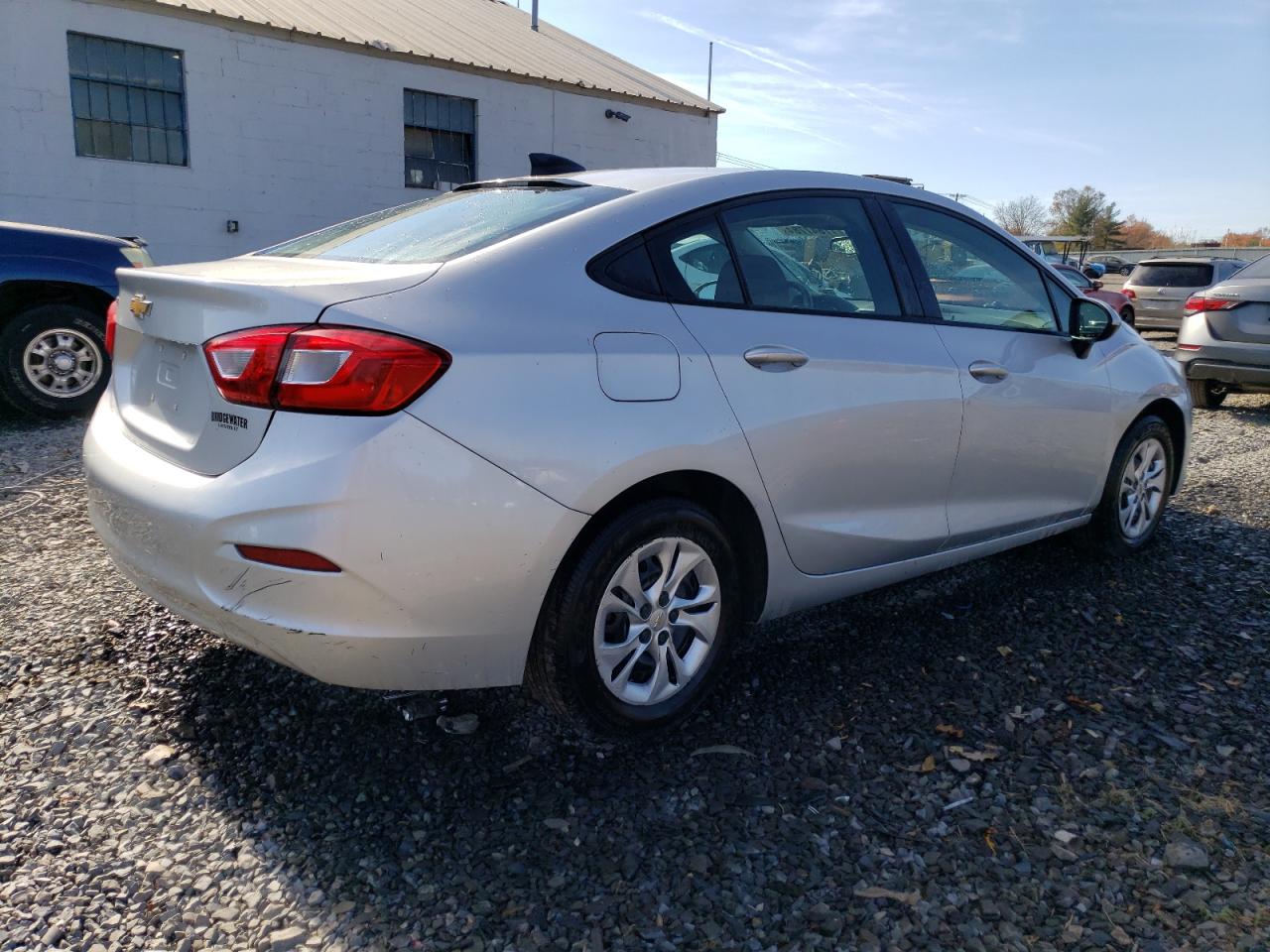 2019 Chevrolet Cruze VIN 1G1BC5SM9K7134358 Copart auction photo, side damage thumbnail 3