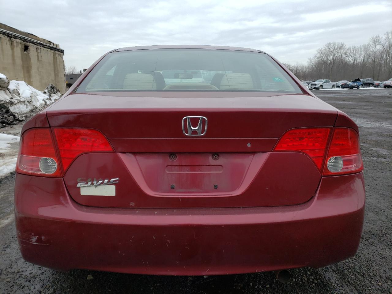 2007 Honda Civic VIN 1HGFA16557L035952 Copart auction photo, side / undercarriage damage thumbnail 6