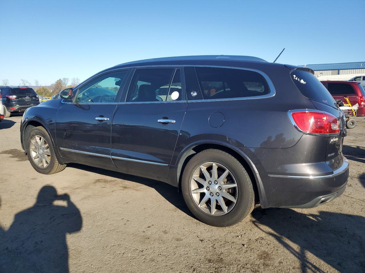 2015 Buick Enclave VIN 5GAKVBKD3FJ290860 Copart auction photo, front end / undercarriage damage thumbnail 2