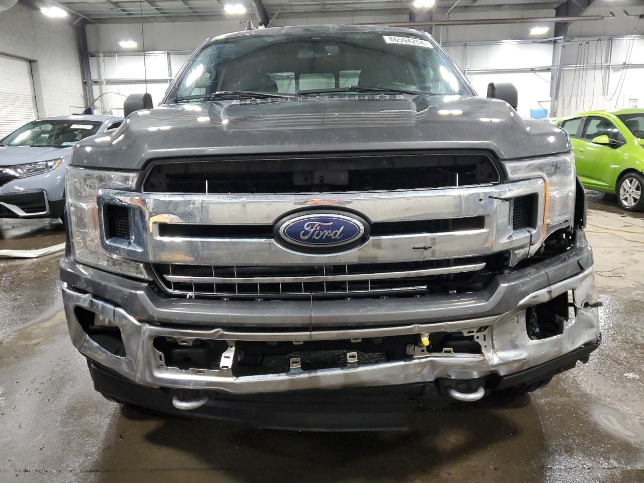 2019 Ford F-150 VIN 1FTFX1E52KFA17236 Copart auction photo, front end / rear end damage thumbnail 5