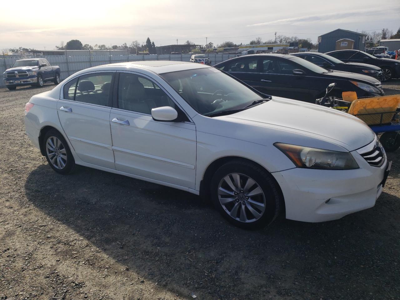 2012 Honda Accord VIN 1HGCP3F86CA010054 Copart auction photo, vandalism / minor dent/scratches damage thumbnail 4