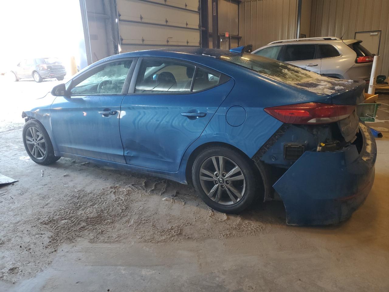 2017 Hyundai Elantra VIN 5NPD84LF7HH196258 Copart auction photo, front end / rear end damage thumbnail 2