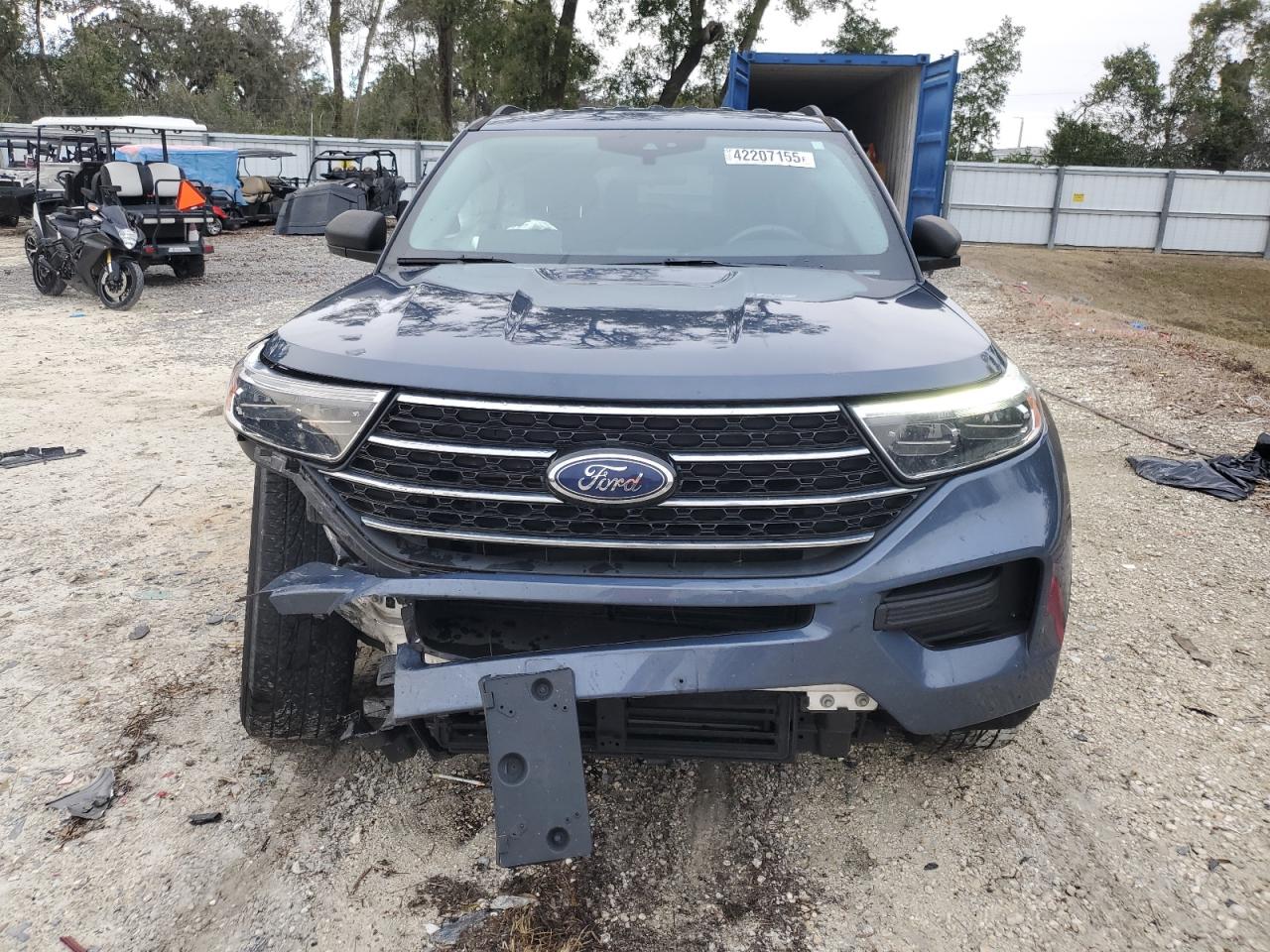 2021 Ford Explorer VIN 1FMSK7DHXMGB40688 Copart auction photo, front end damage thumbnail 5
