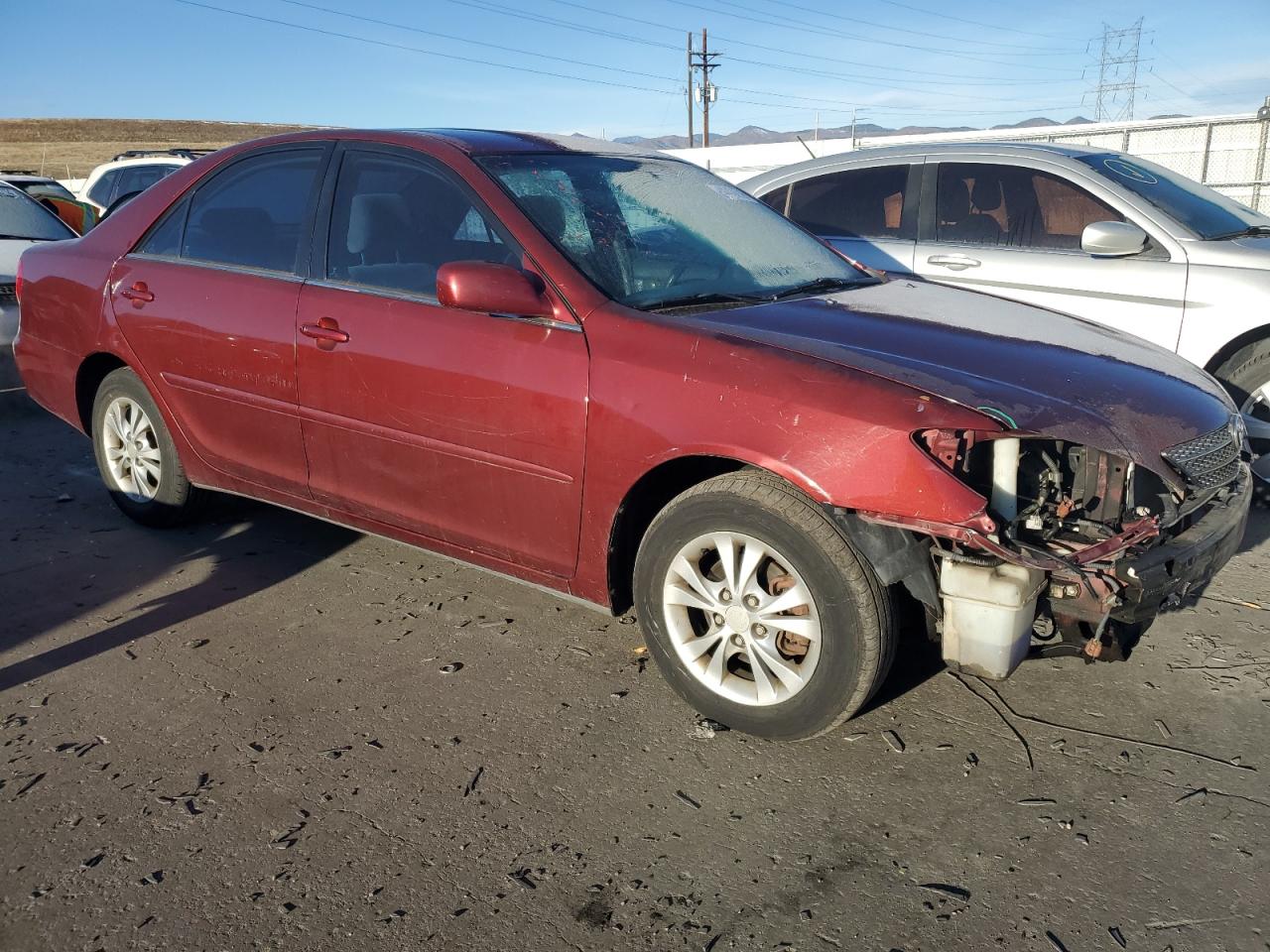 2004 Toyota Camry VIN 4T1BF32K04U069806 Copart auction photo, front end damage thumbnail 4