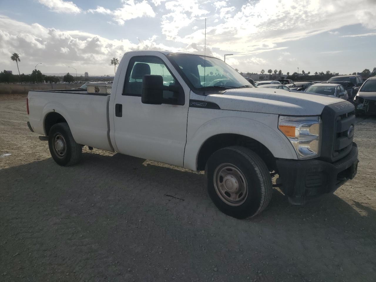 2013 Ford F250 VIN 1FTBF2A67DEB82388 Copart auction photo, side / rear end damage thumbnail 4