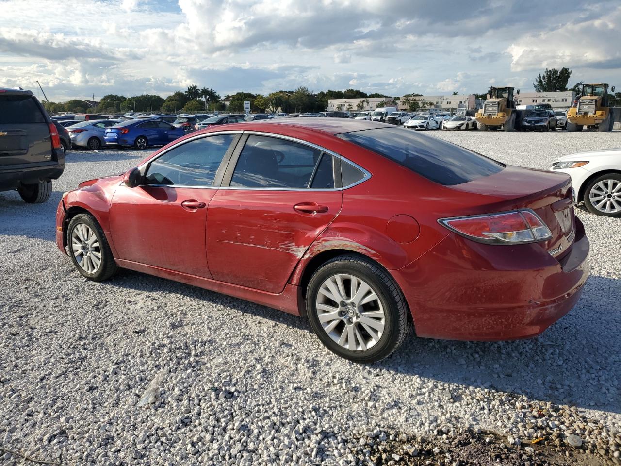 2010 Mazda 6 VIN 1YVHZ8CH8A5M16756 Copart auction photo, front end / rear end damage thumbnail 2