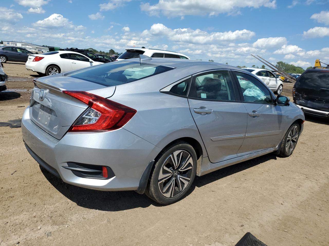 2016 Honda Civic VIN 19XFC1F38GE016974 Copart auction photo, front end damage thumbnail 3