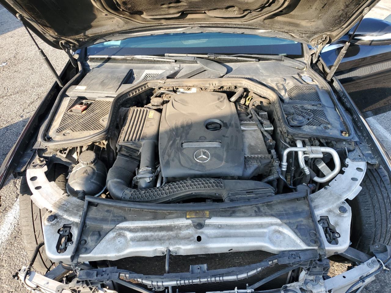 2015 Mercedes-Benz C-klasse VIN 55SWF4KB4FU060919 Copart auction photo, front end damage thumbnail 12