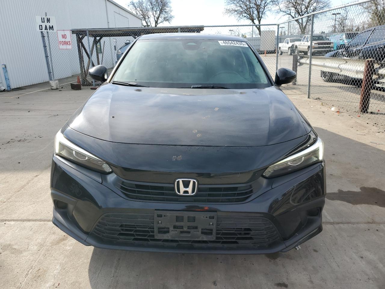 2022 Honda Civic VIN 2HGFE1F71NH302469 Copart auction photo, side damage thumbnail 5