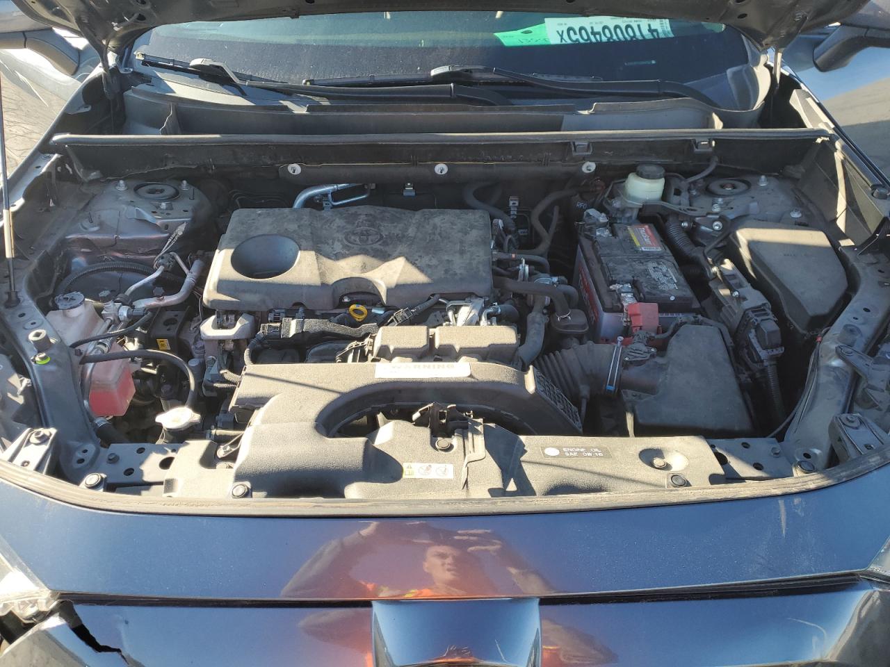 2019 Toyota RAV 4 VIN JTMG1RFV1KD006324 Copart auction photo, side damage thumbnail 12