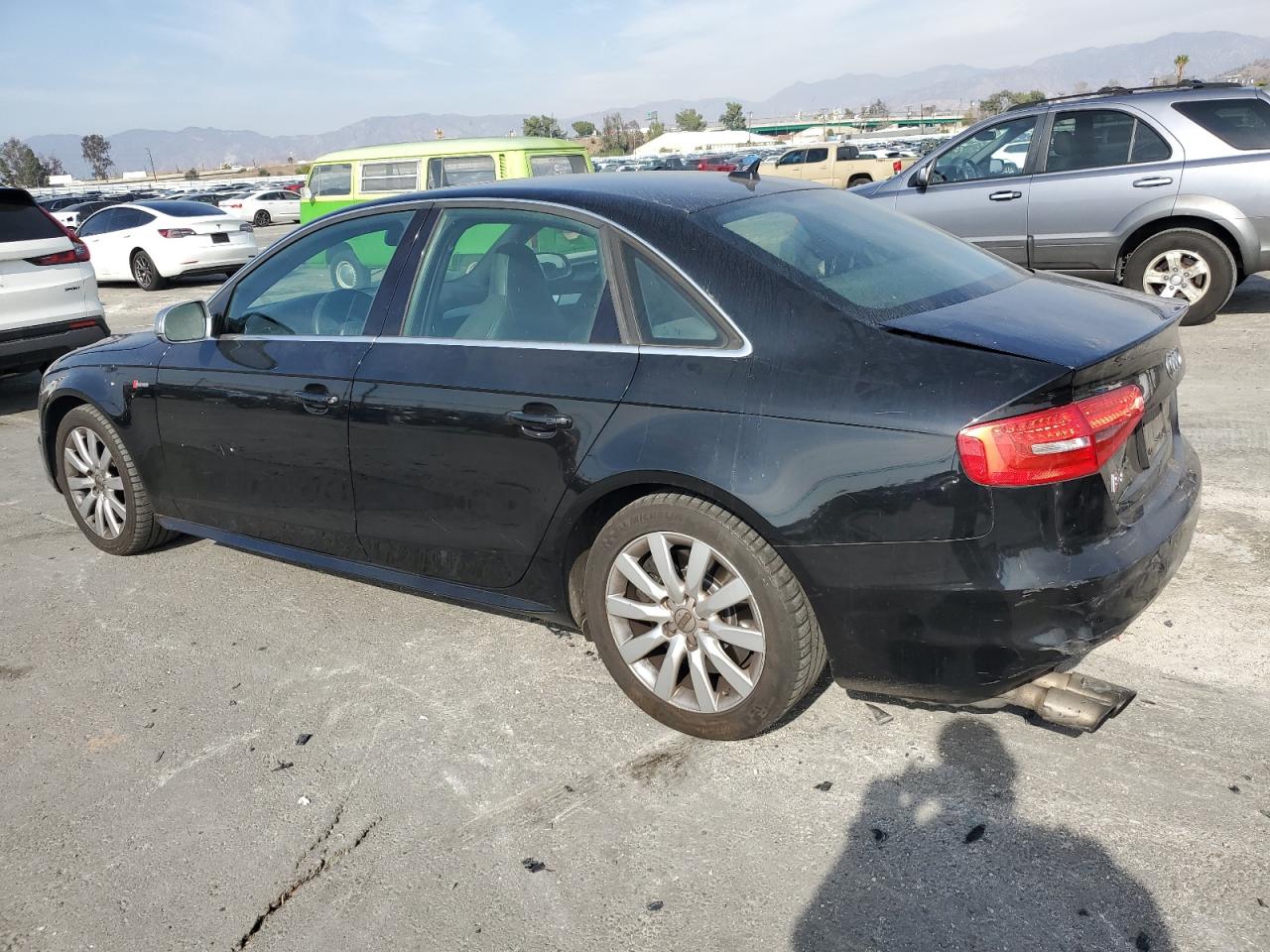 2014 Audi RS4 VIN WAUBGAFL2EA064650 Copart auction photo, rear end / front end damage thumbnail 2