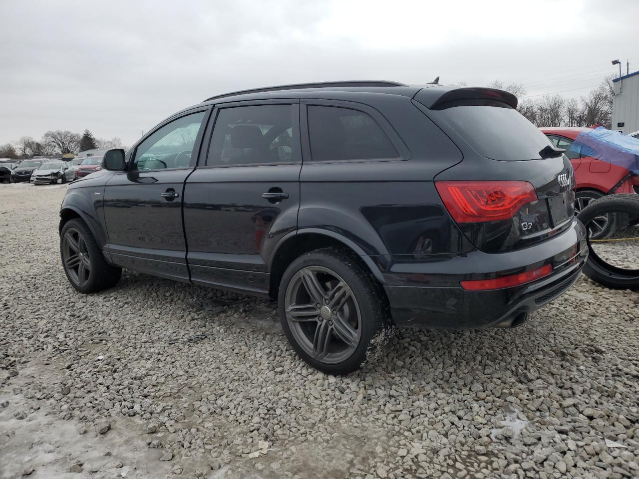 2014 Audi Q7 VIN WA1DGAFE7ED019581 Copart auction photo, front end damage thumbnail 2