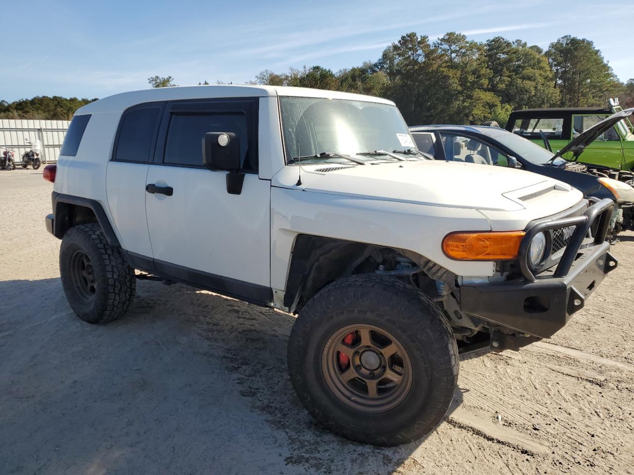 2012 Toyota FJ Cruiser VIN JTEBU4BF1CK143761 Copart auction photo, front end / rear end damage thumbnail 4