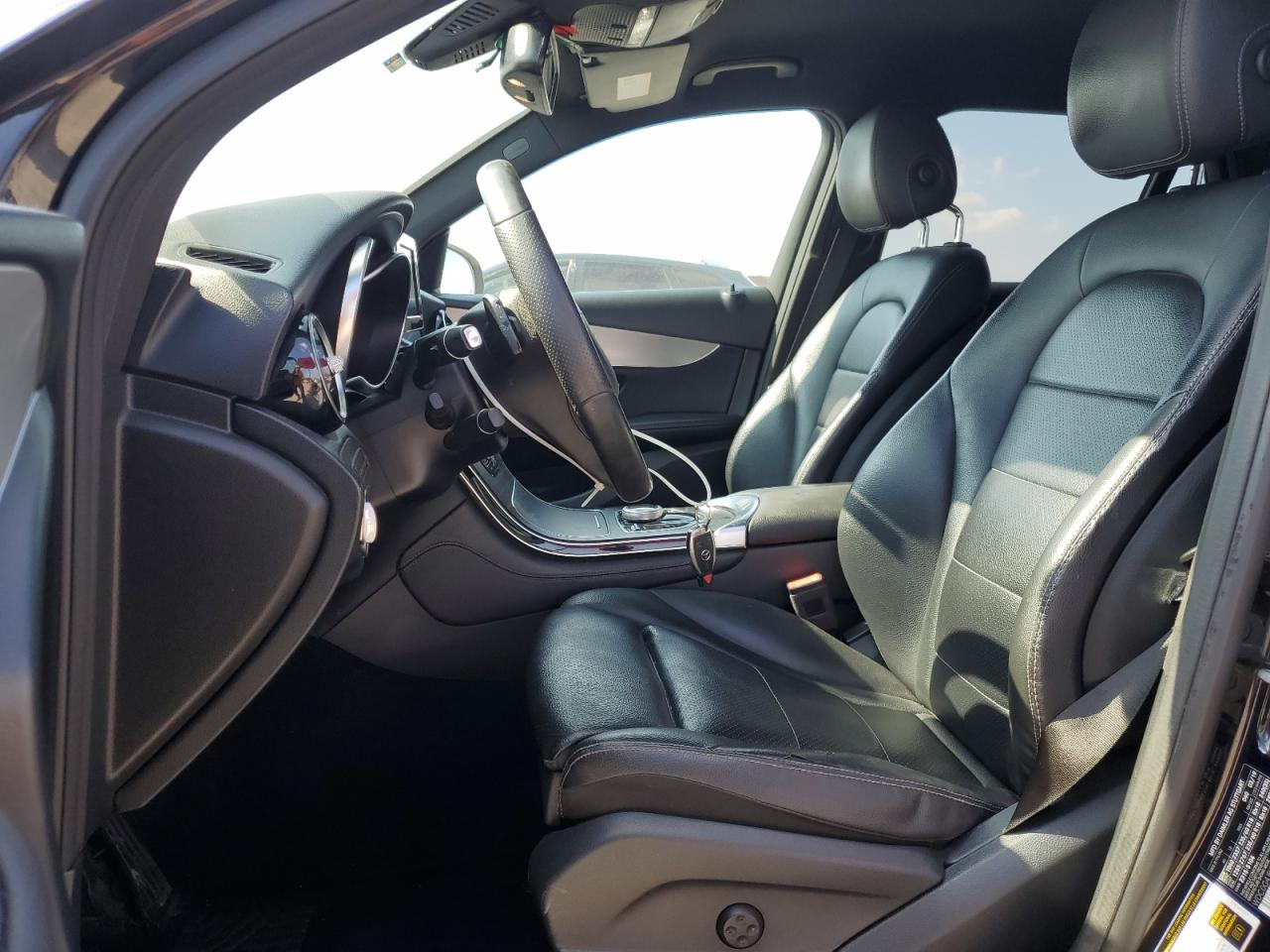 2019 Mercedes-Benz GLC VIN WDC0G4JB9KV182056 Copart auction photo, side / front end damage thumbnail 7