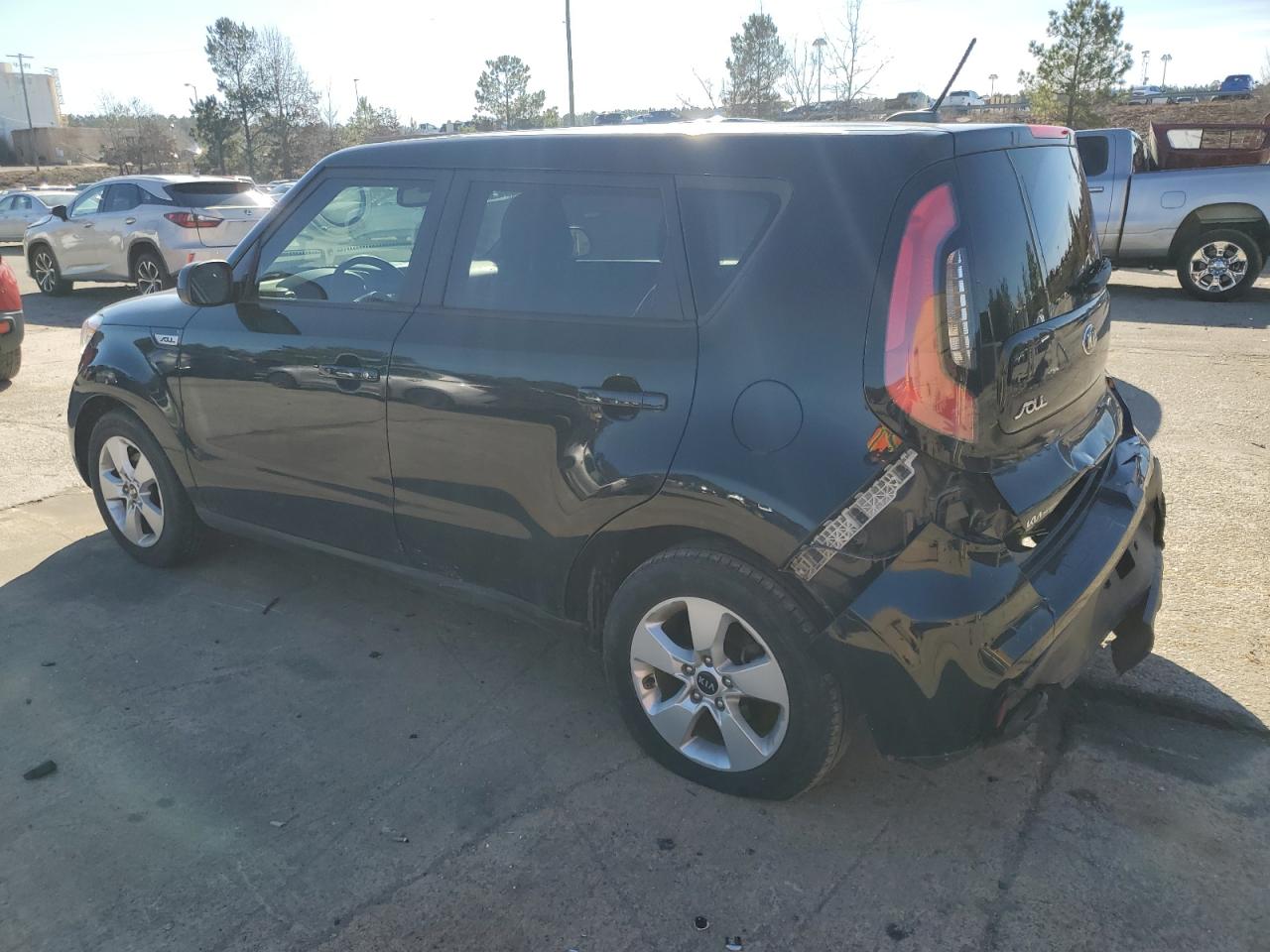 2018 KIA Soul VIN KNDJN2A2XJ7596566 Copart auction photo, rear end damage thumbnail 2