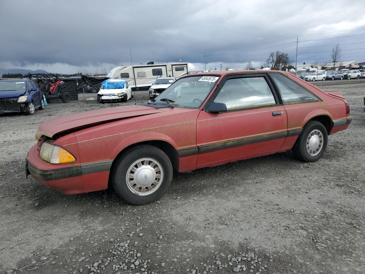 1989 Ford Mustang VIN 1FABP41A6KF260282