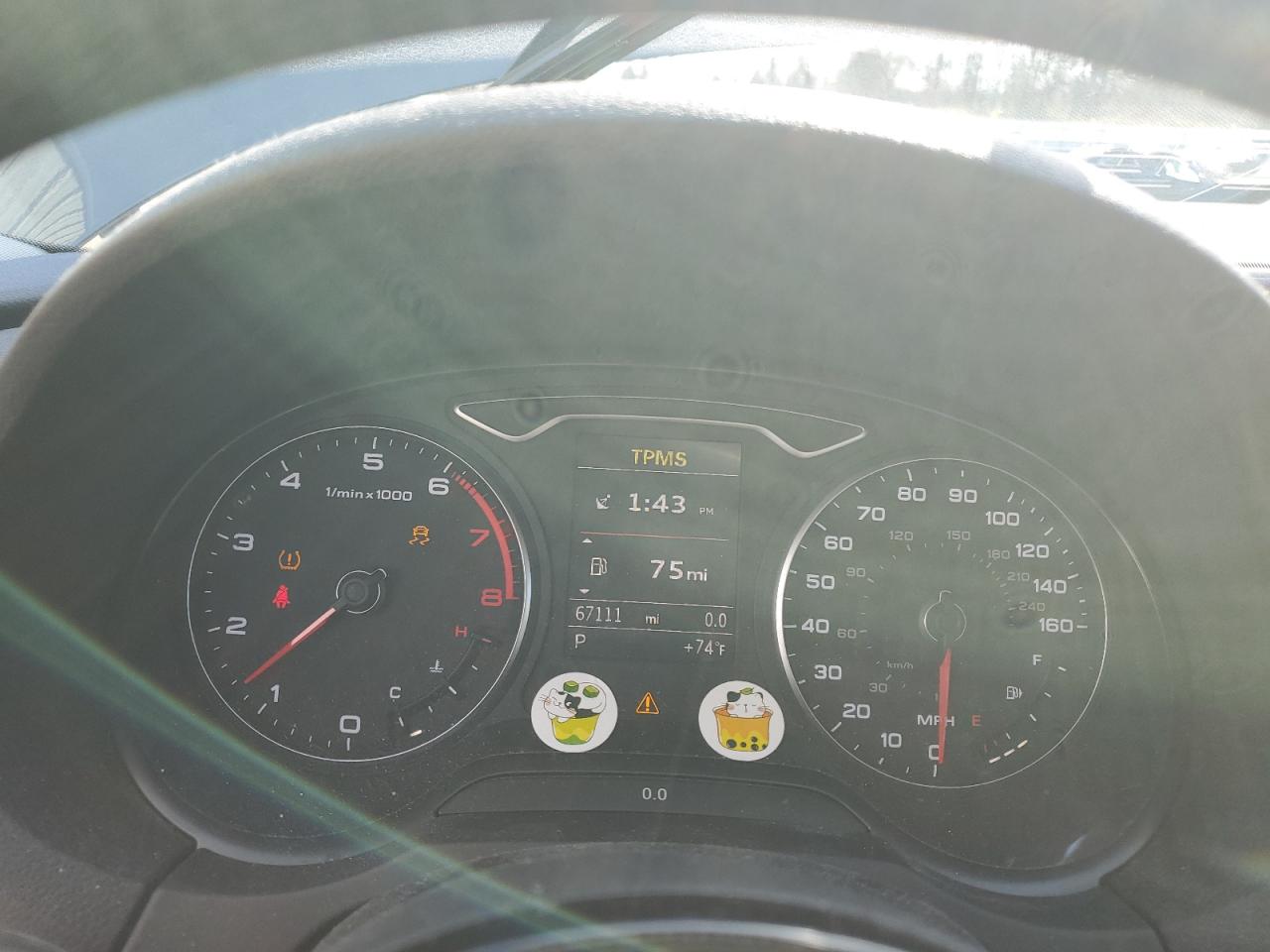 2015 Audi A3 VIN WAUCCGFF0F1000976 Copart auction photo, front end damage thumbnail 9
