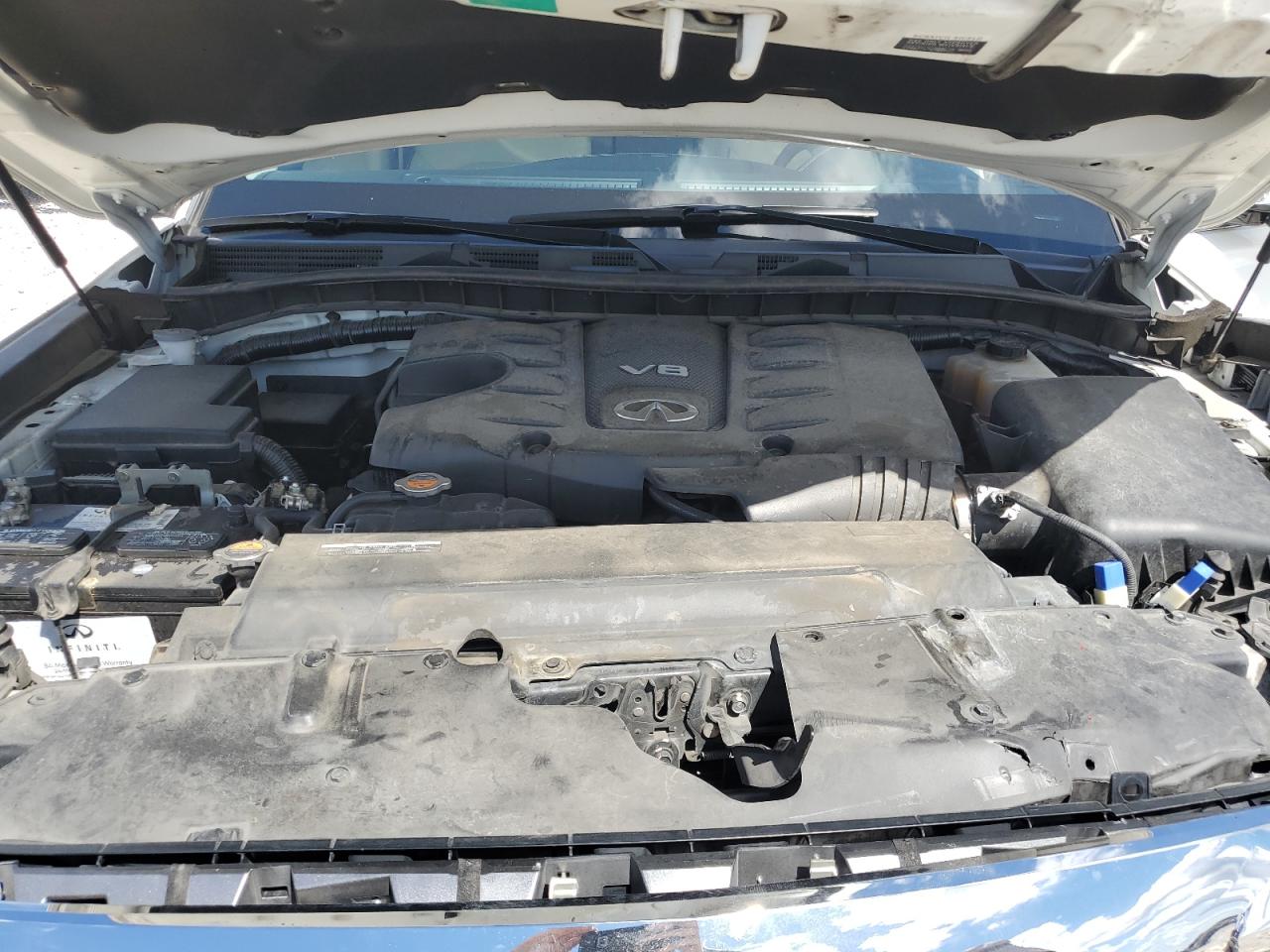 2019 Infiniti QX80 VIN JN8AZ2ND9K9850052 Copart auction photo, front end damage thumbnail 12
