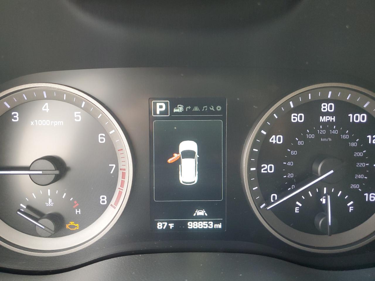 2016 Hyundai Tucson VIN KM8J3CA28GU036269 Copart auction photo, mechanical damage thumbnail 9