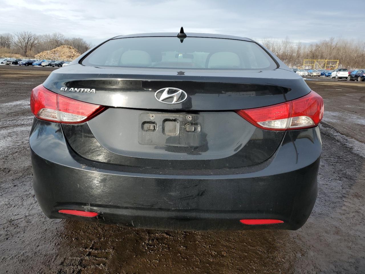 2013 Hyundai Elantra VIN 5NPDH4AE5DH326526 Copart auction photo, side damage thumbnail 6